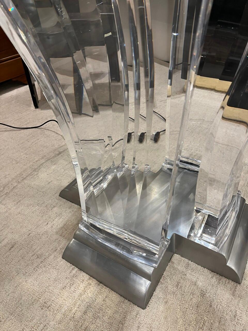 Mid-Century Modern Jeffrey Bigelow Lucite 48