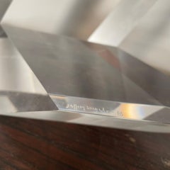 Sculpture en lucite Jeffrey Bigelow