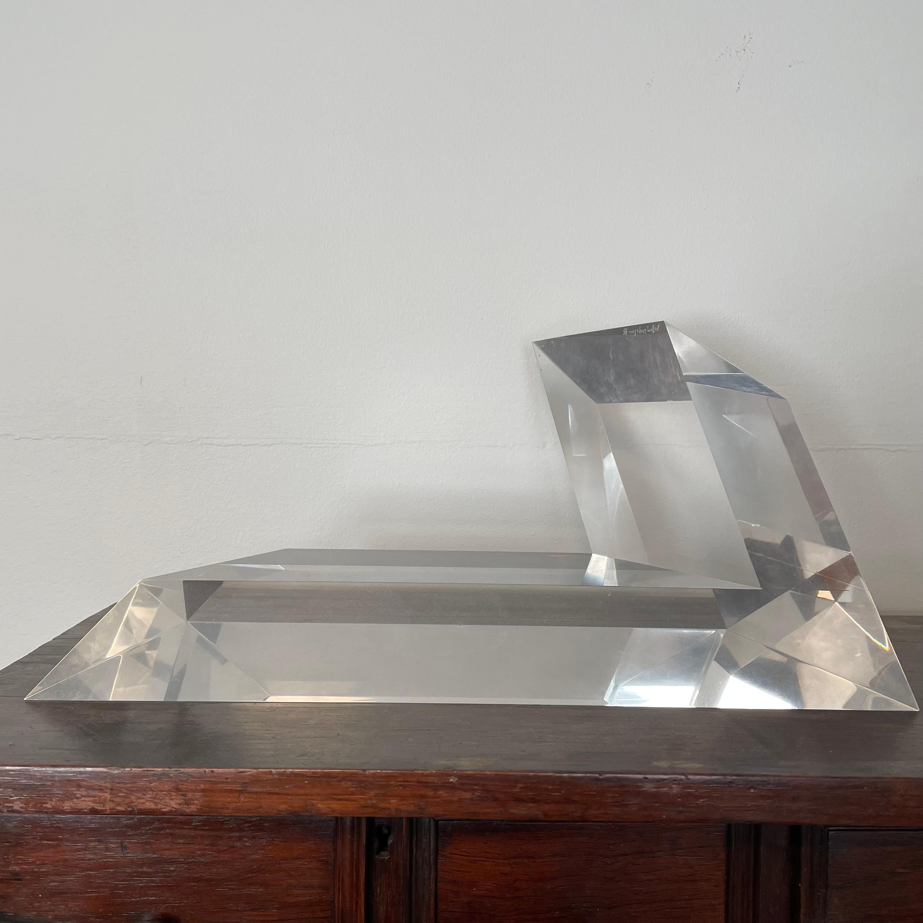Moderno Scultura in lucite di Jeffrey Bigelow in vendita