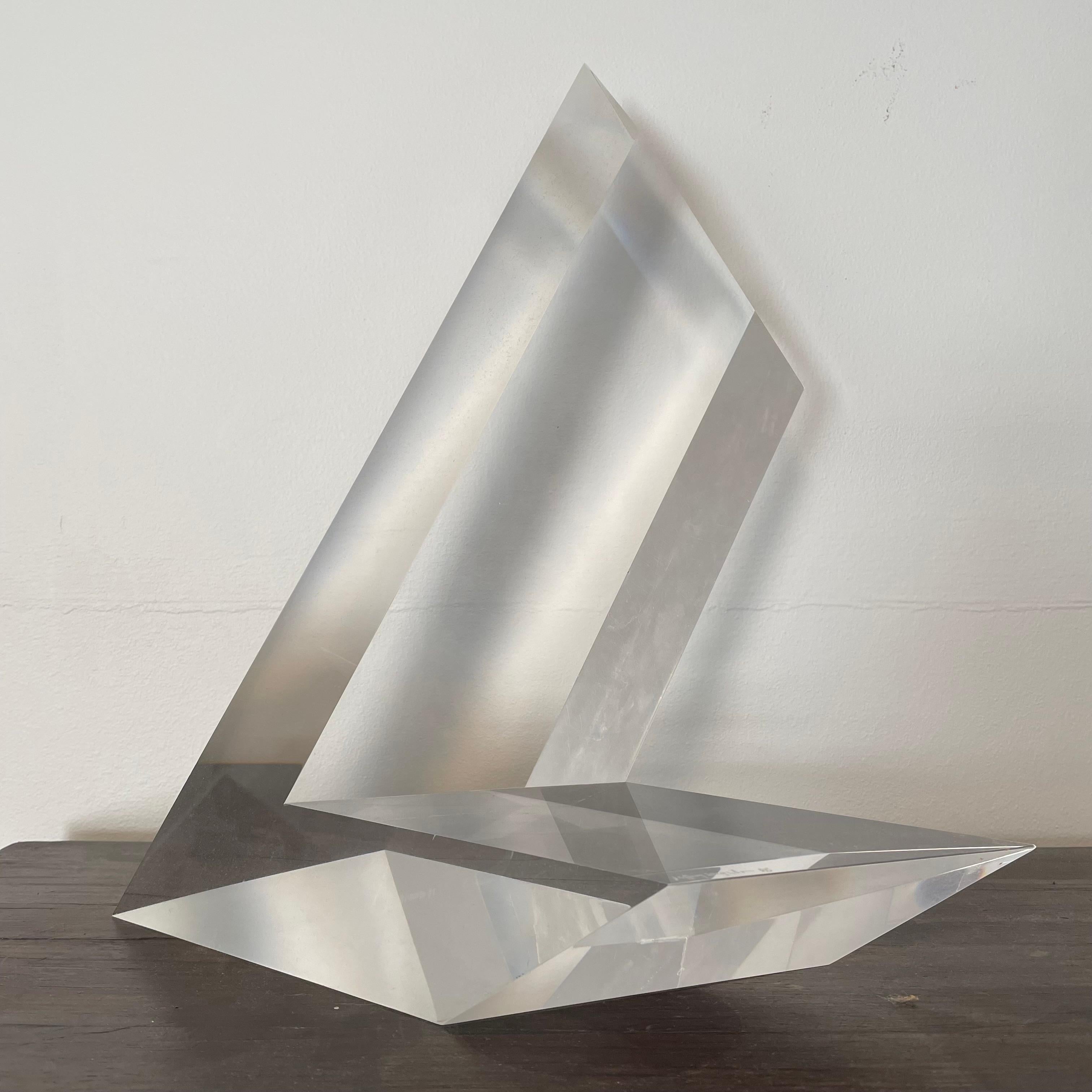 Scultura in lucite di Jeffrey Bigelow In condizioni buone in vendita a Richmond, VA