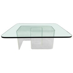 Table basse ou de cocktail moderne du milieu du siècle dernier, style Jeffrey Bigelow
