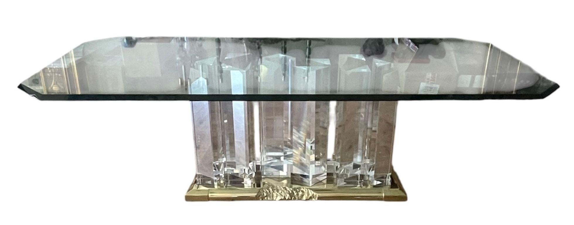 American Jeffrey Bigelow “Towers” Signed Dining Table. USA, 1991. For Sale