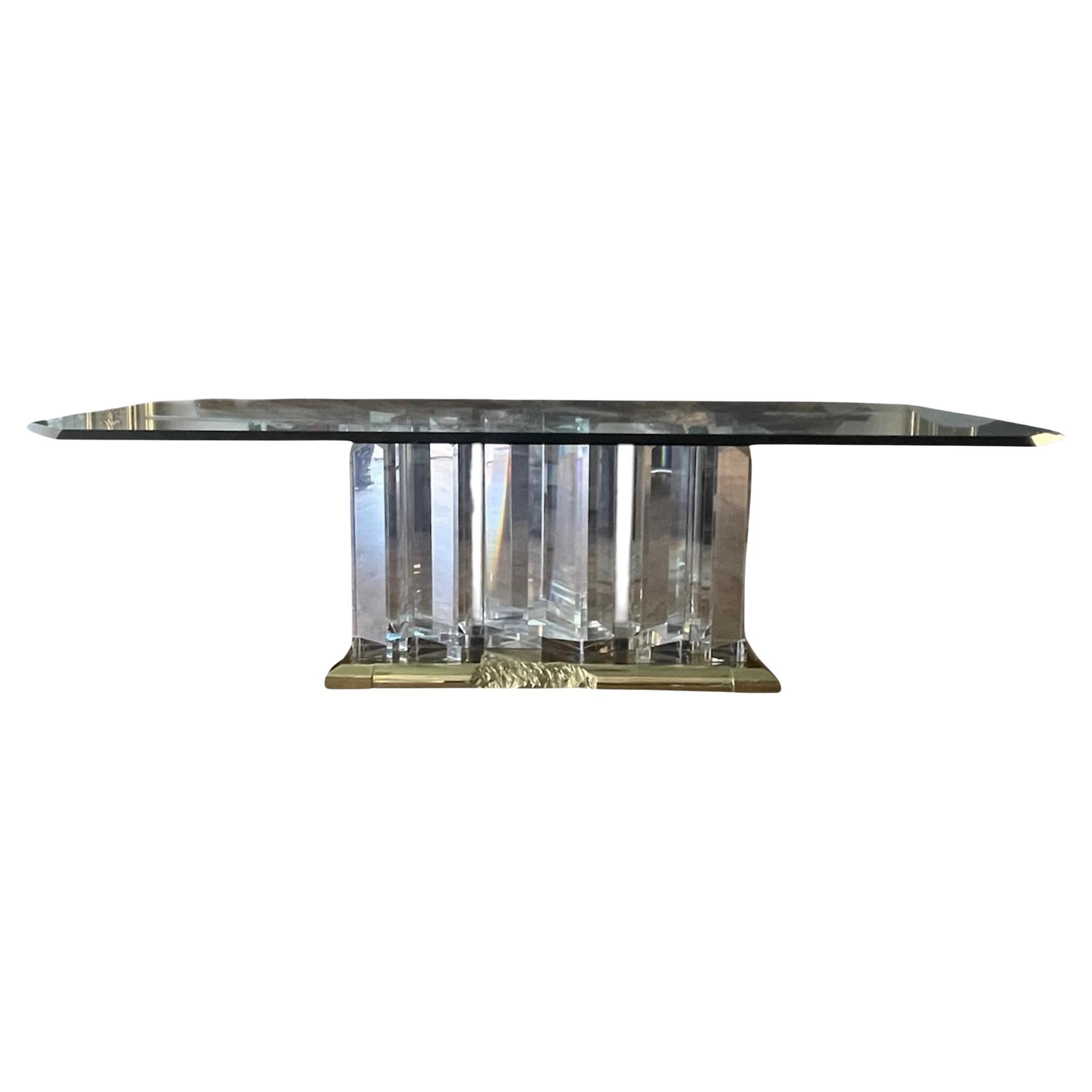 Jeffrey Bigelow “Towers” Signed Dining Table. USA, 1991. For Sale