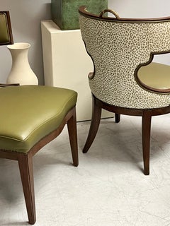 Jeffrey Bilhuber Set of 4 Dining  Occasional Chairs