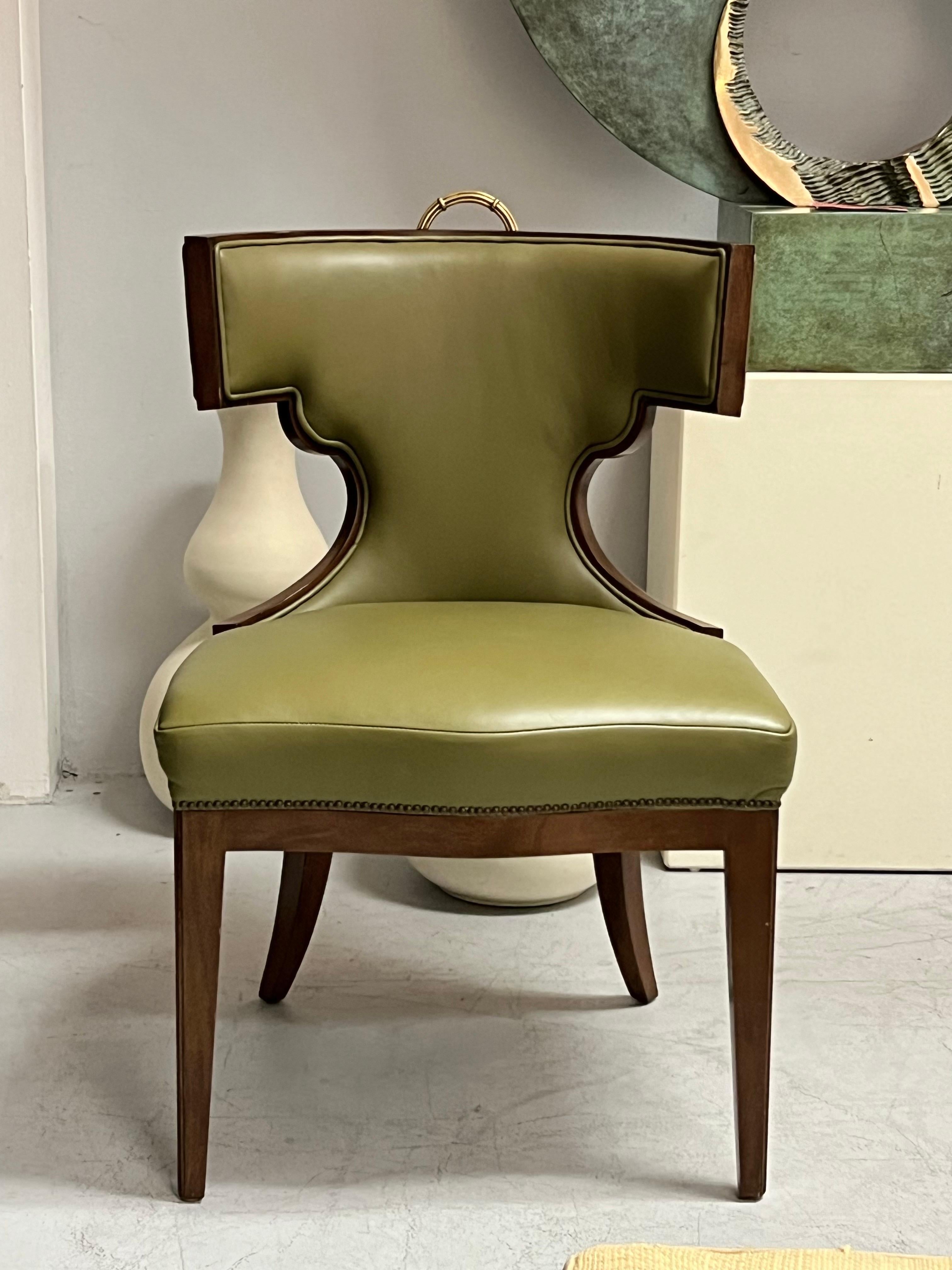 Jeffrey Bilhuber Set of 4 Dining  Occasional Chairs  In Good Condition In Miami, FL