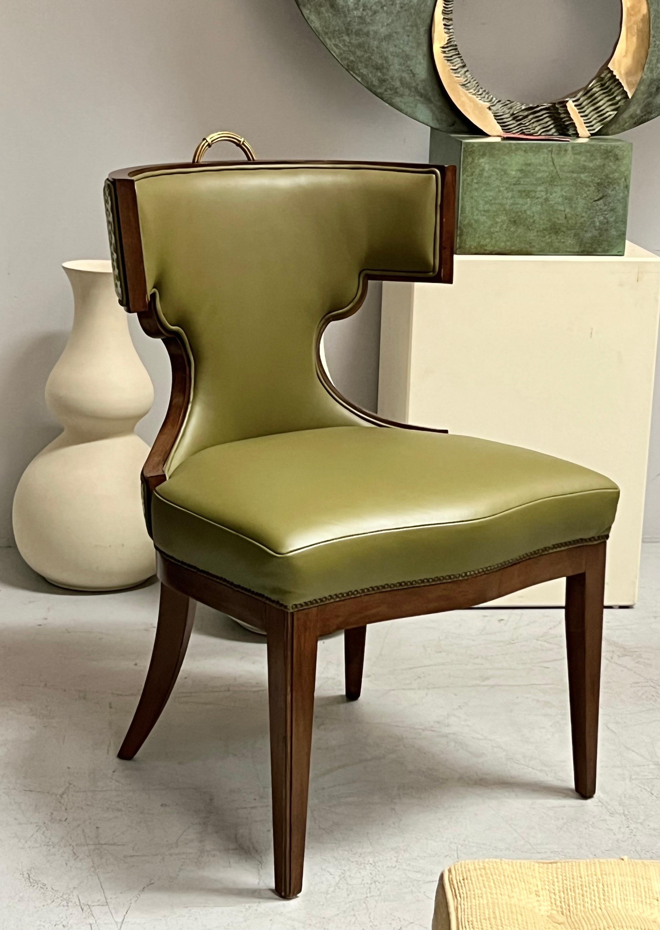 Contemporary Jeffrey Bilhuber Set of 4 Dining  Occasional Chairs 
