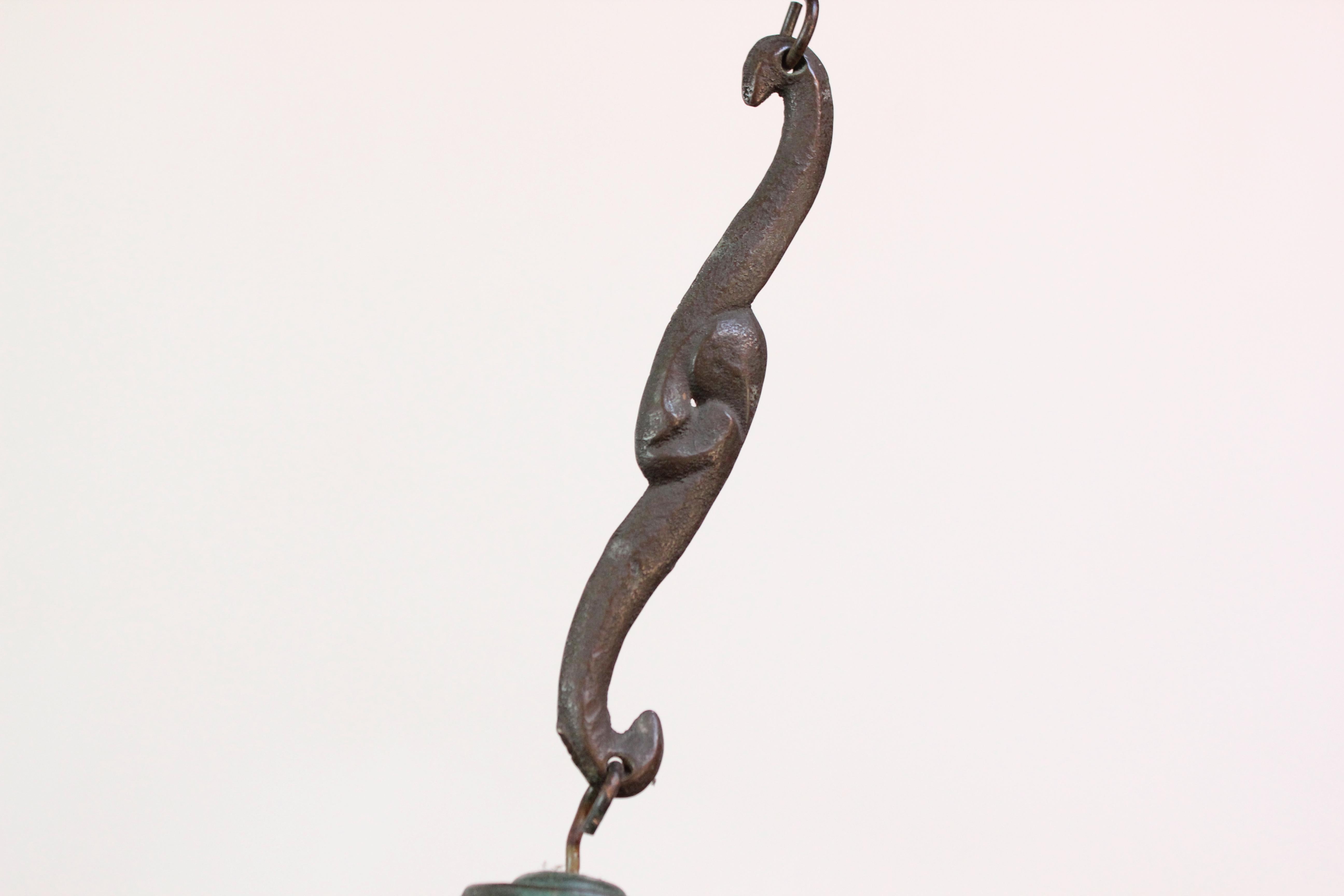 Jeffrey Cross for HHBW Vintage Patinated Bronze Bell / Wind Chime After Soleri 3