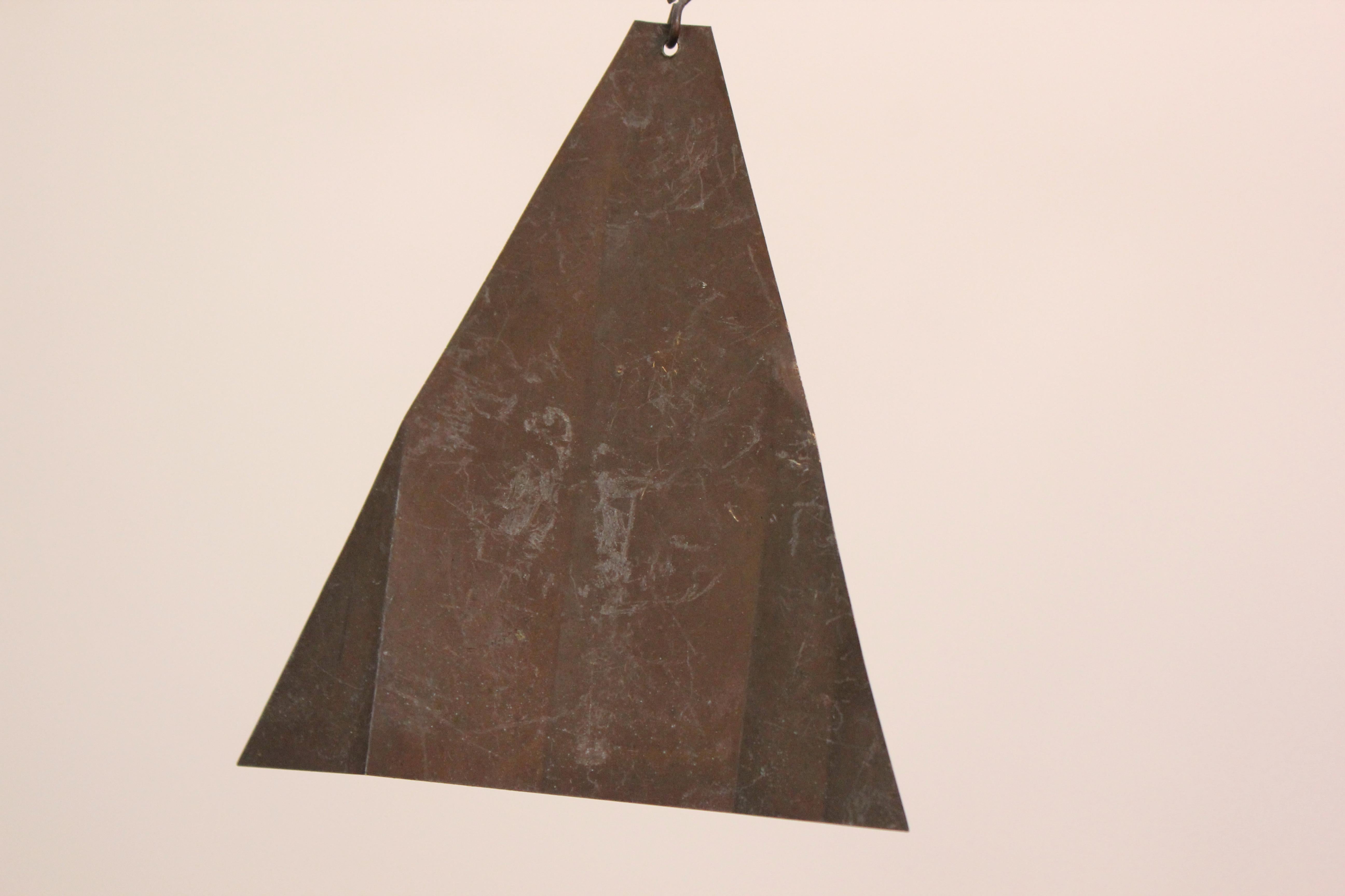 Jeffrey Cross for HHBW Vintage Patinated Bronze Bell / Wind Chime After Soleri 5