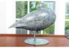 Jeffrey Dashwood (British, B. 1947) Numbered & Signed Bronze Goose Sculpture