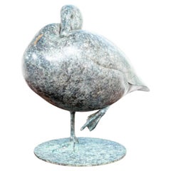 Jeffrey Dashwood (britannique, né en 1947), sculpture d'oie en bronze numérotée et signée
