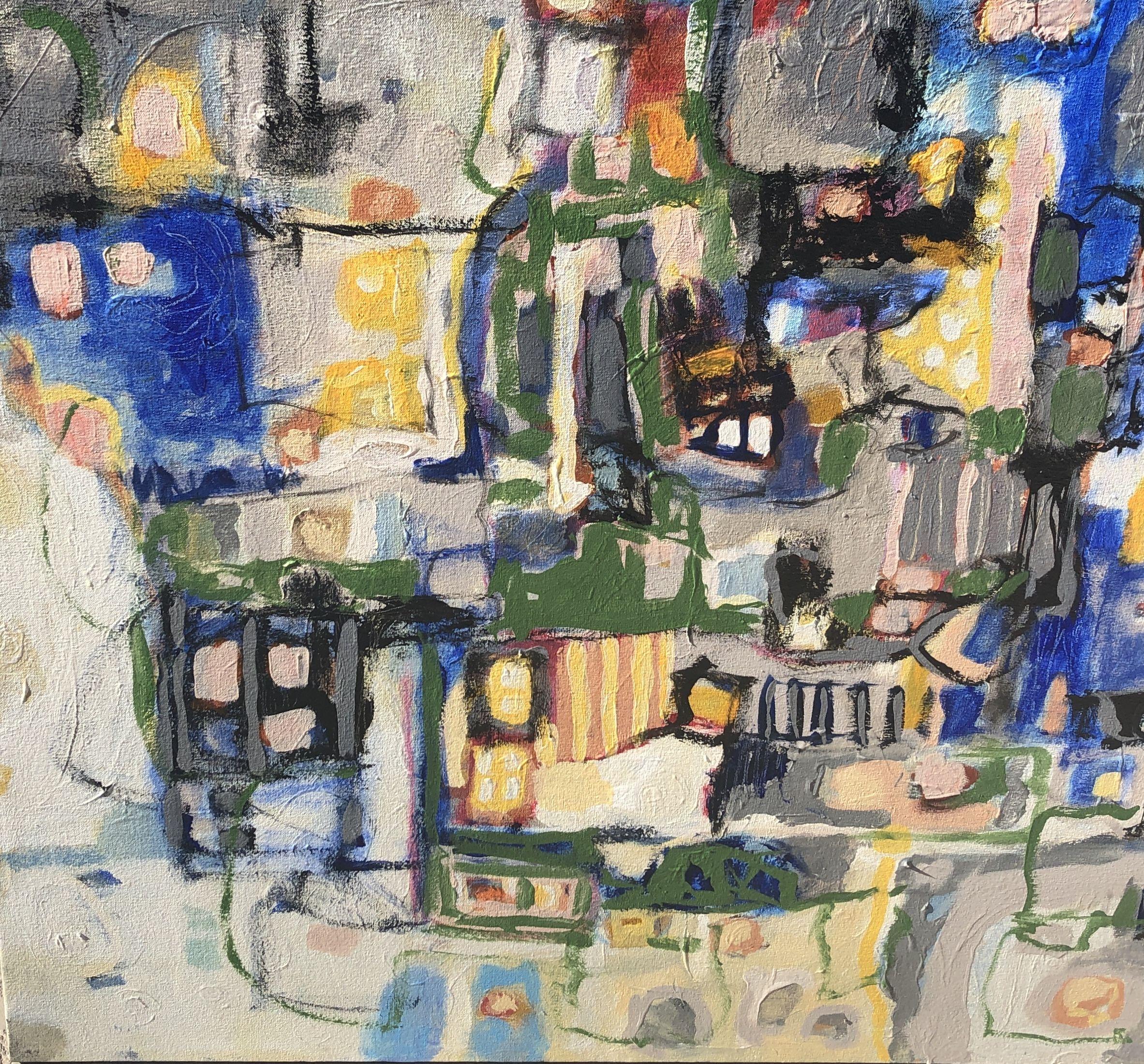 Blanquitos #45, Pittura, Acrilico su tela - Painting Astratto di Jeffrey Davies