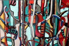 CONNECTIONS # 16, Painting, Acrylic on Canvas