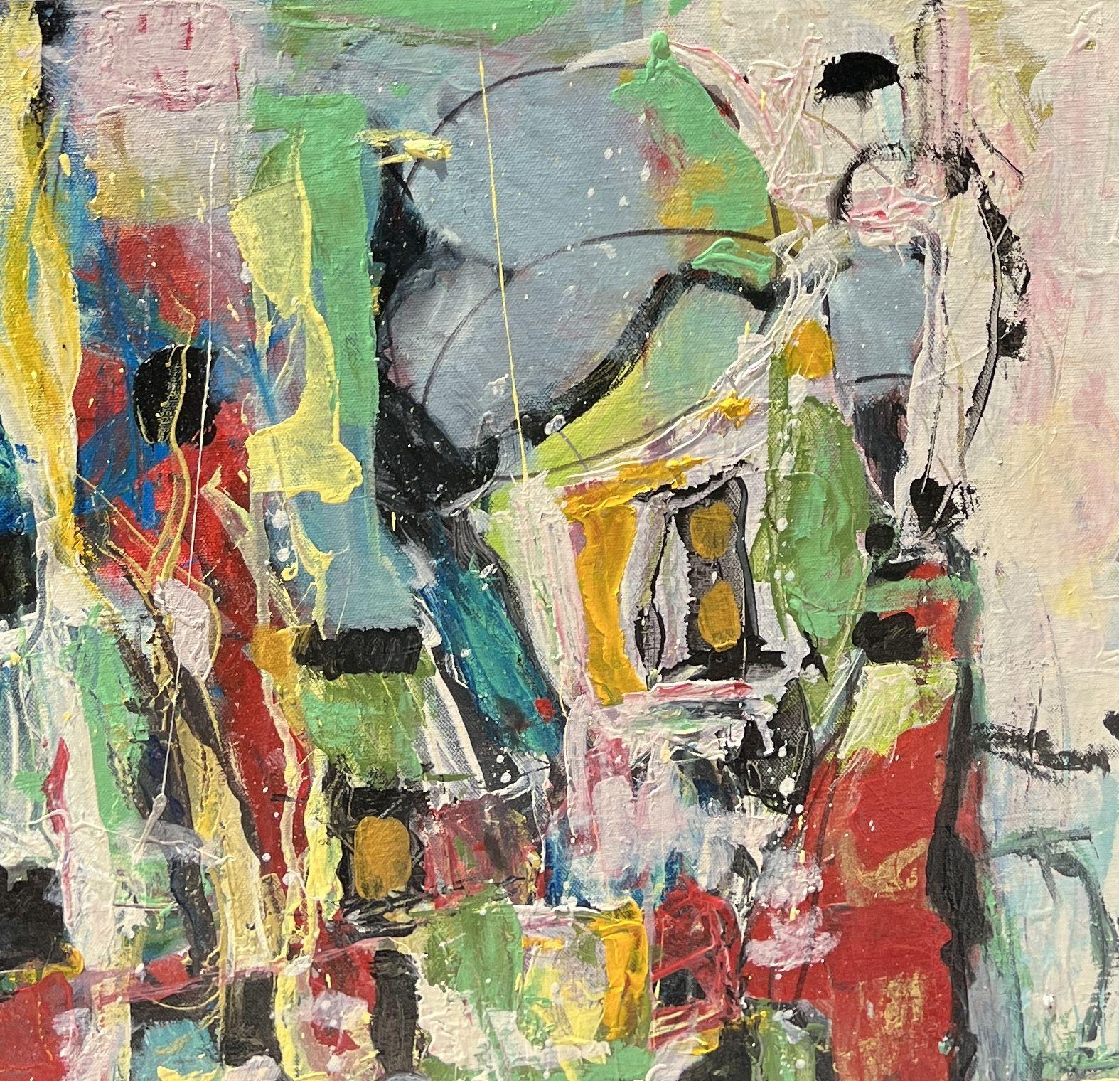 ISPIRAZIONE 15, Pittura, Acrilico su tela - Abstract Painting Marrone di Jeffrey Davies