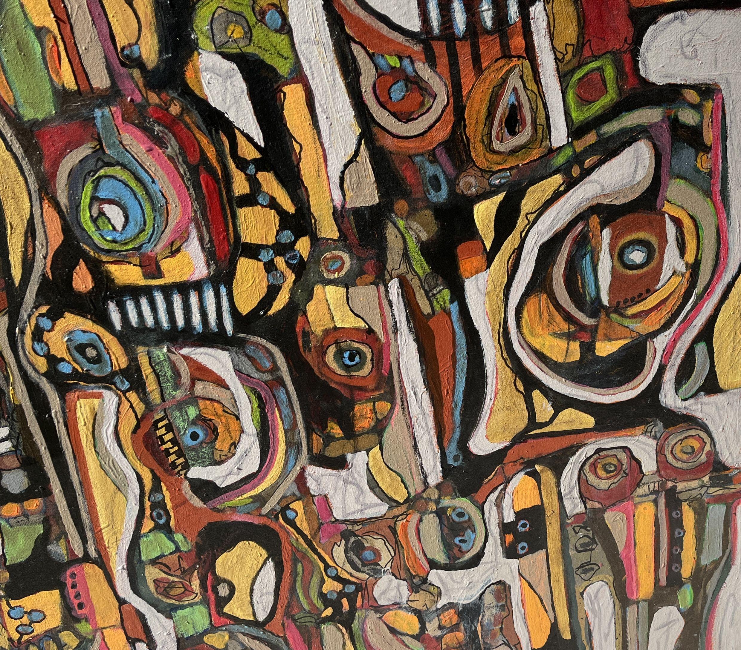 NUBLADO # 16, Painting, Acrylic on Canvas For Sale 1
