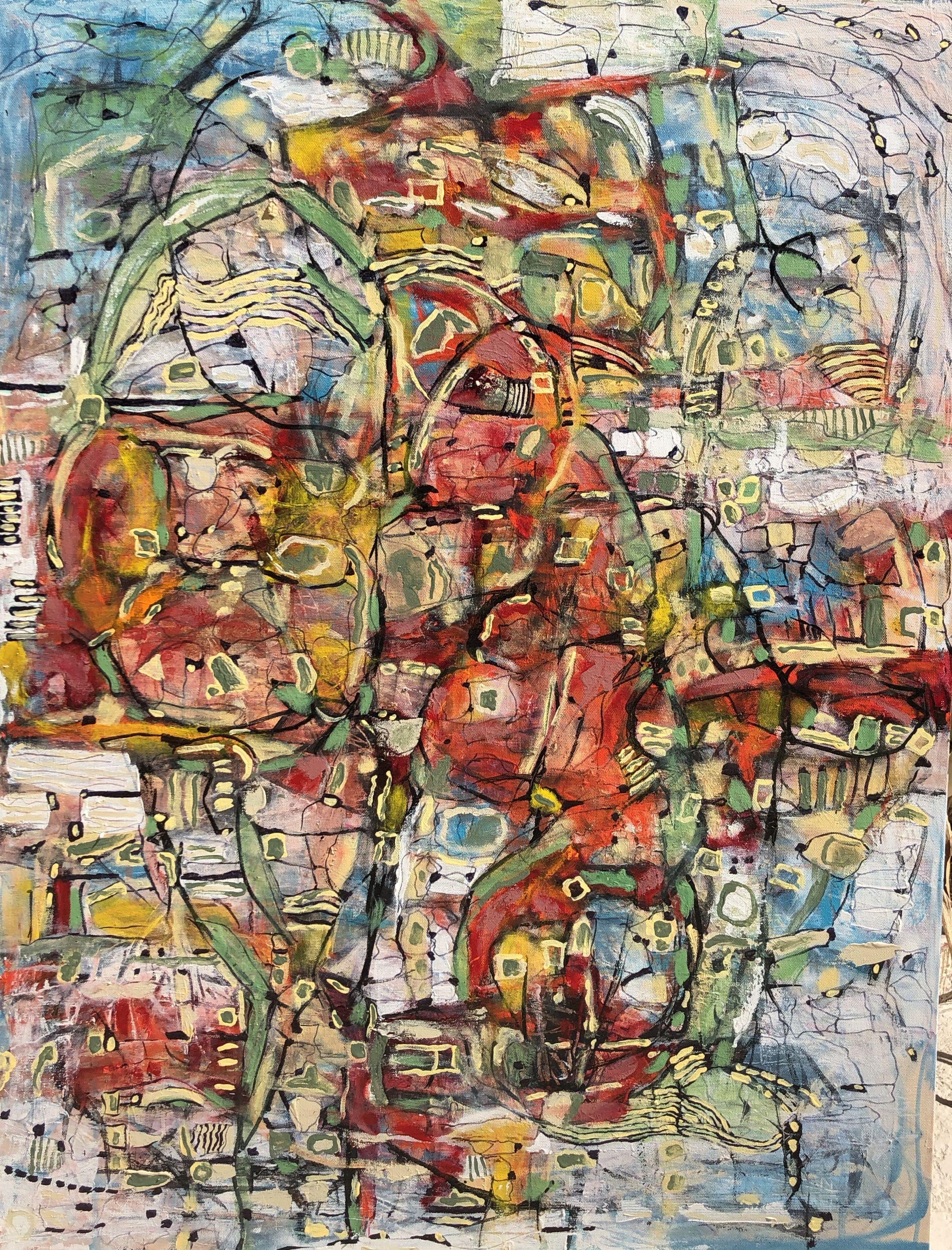 OBSESSION # 22, Pittura, Acrilico su tela - Painting di Jeffrey Davies