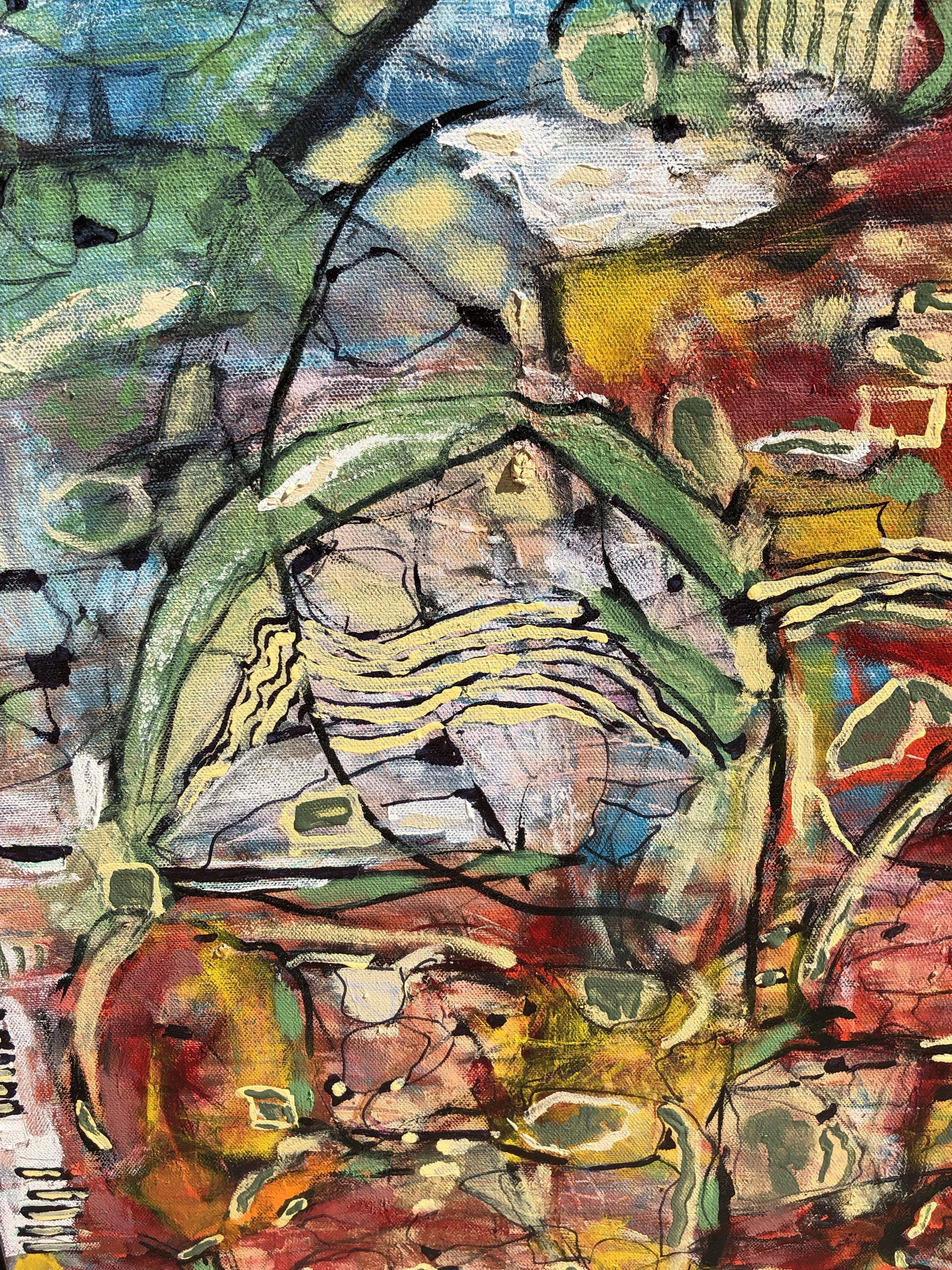 OBSESSION # 22, Pittura, Acrilico su tela - Painting Astratto di Jeffrey Davies