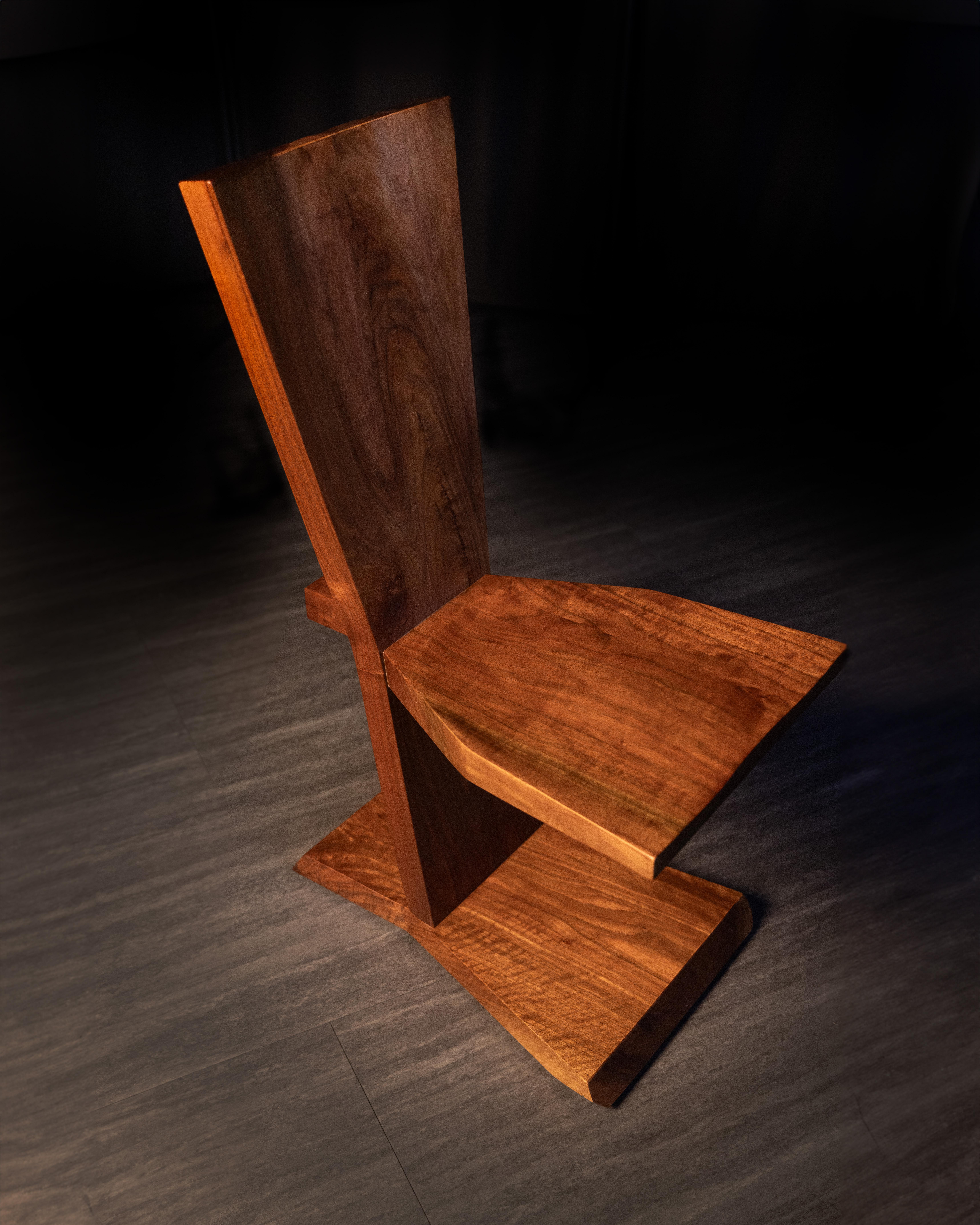 Woodwork Jeffrey Greene Design Single Peg Chair Set For Sale