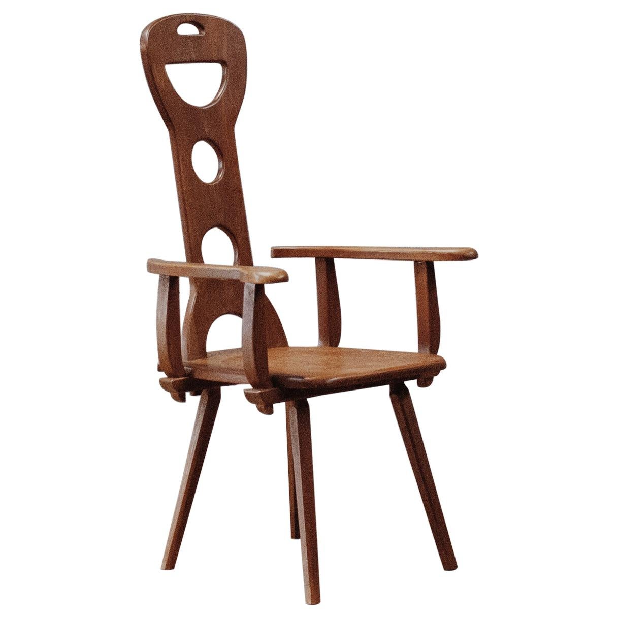 Jeffrey Greene Design Studio High Back Chair, 1930s
