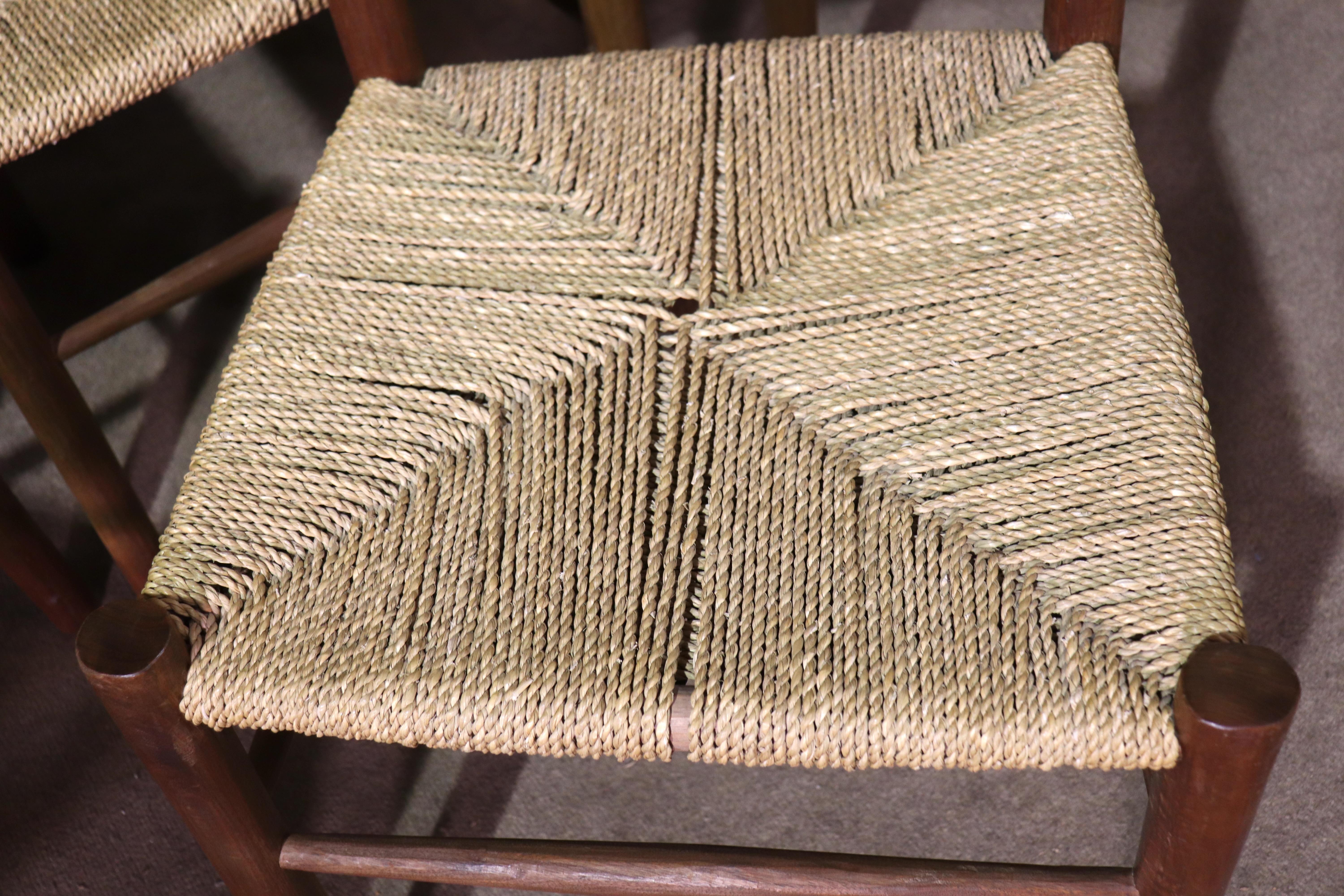 Jeffrey Greene Design/One Chaises Rush Bon état - En vente à Brooklyn, NY