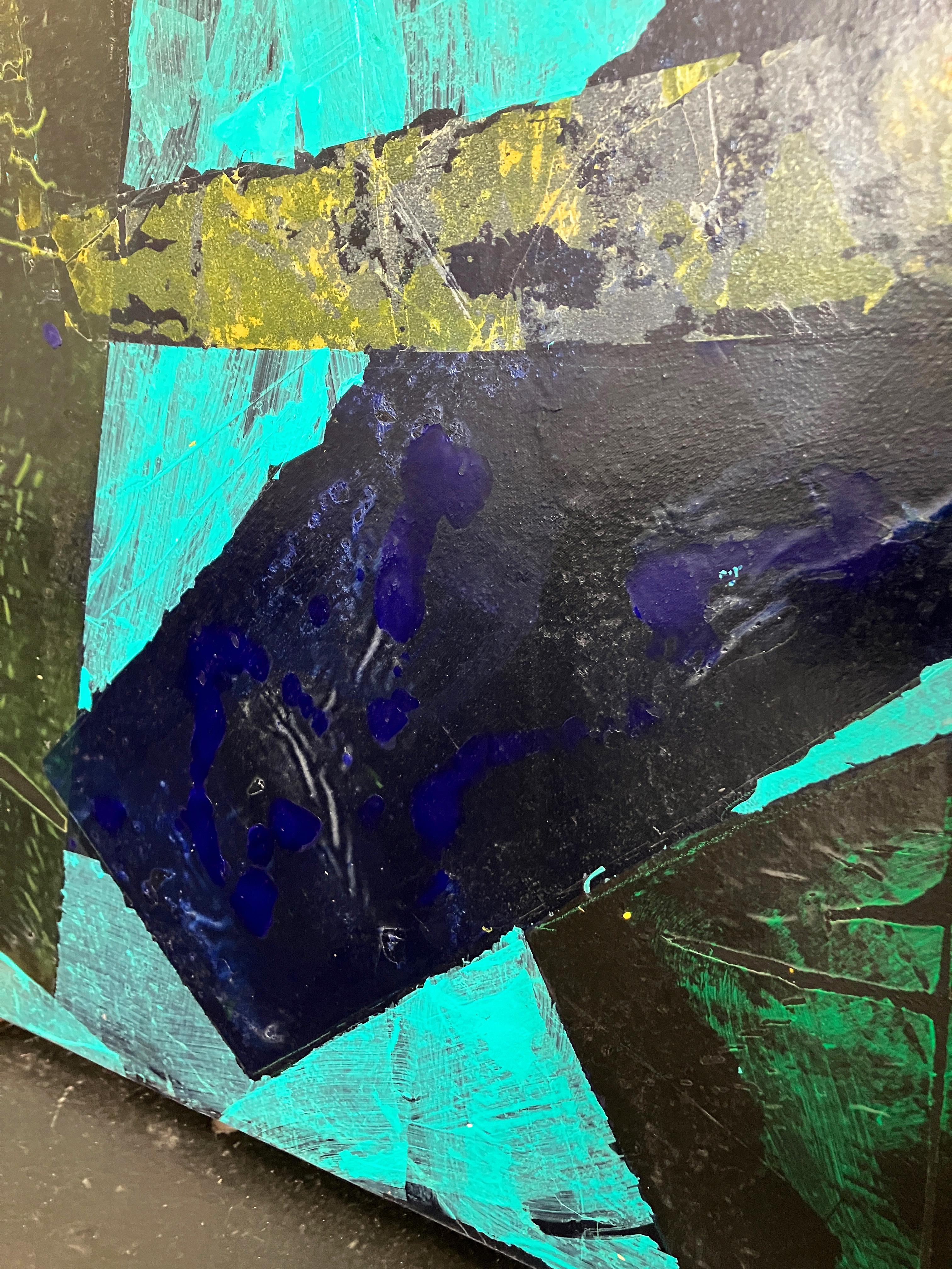 2018 acrylique sur toile 60x55 x 1,75