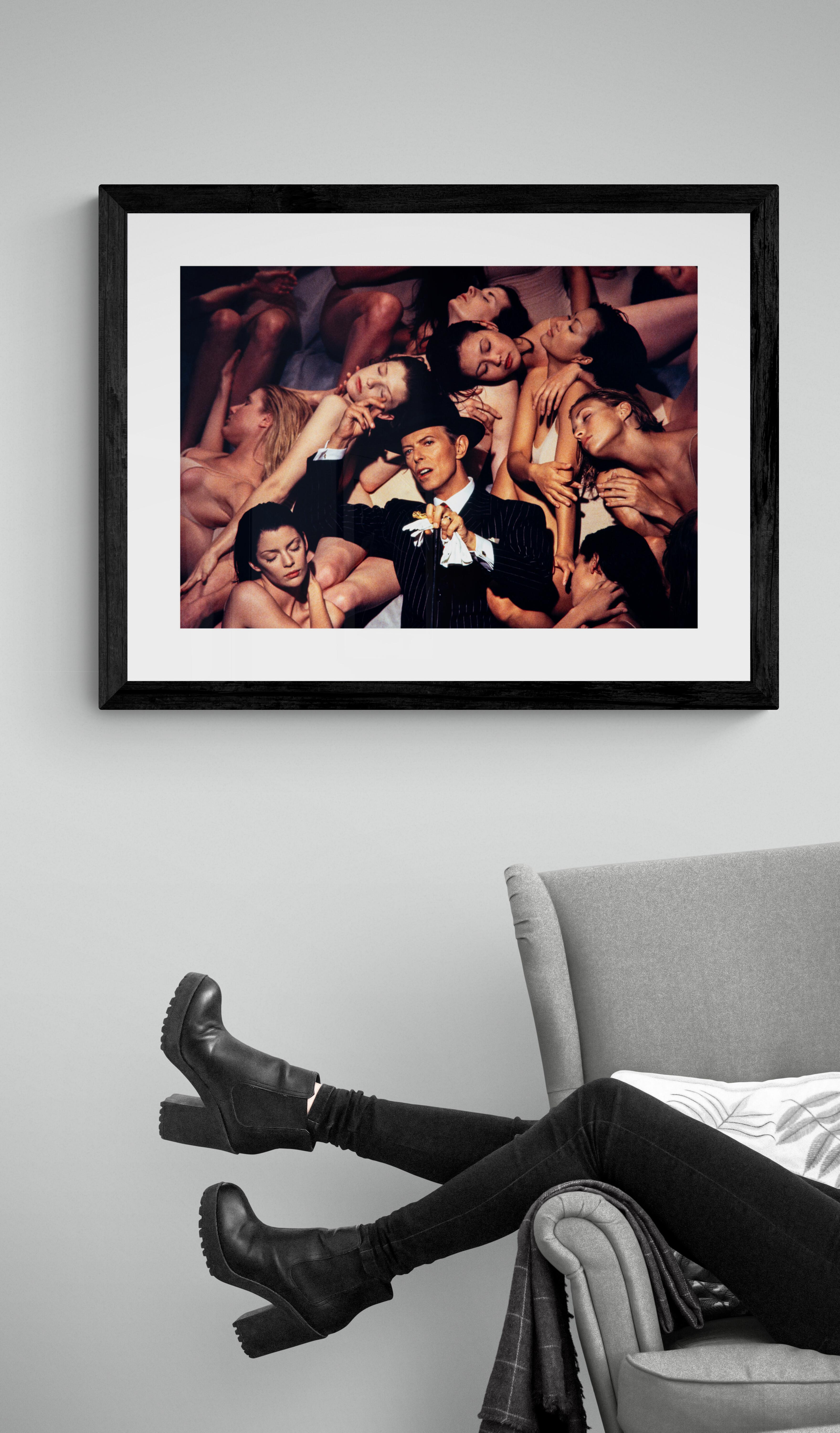 David Bowie Music Video Shoot,  Photography Print by Jeffrey Mayer For Sale 5
