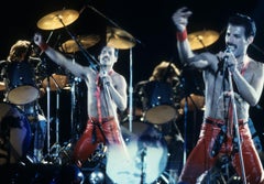 Vintage Freddie Mercury, Queen, Double Exposure, Rock Photography by Jeffrey Mayer