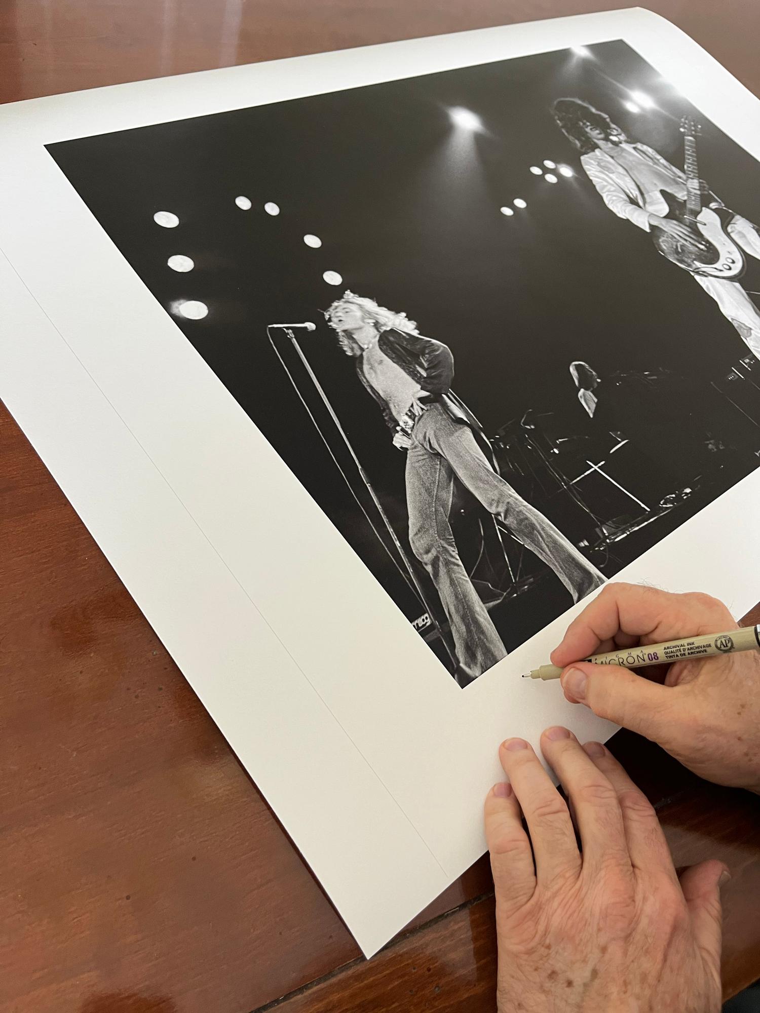 Led Zeppelin #H1 - Black Figurative Photograph by Jeffrey Mayer