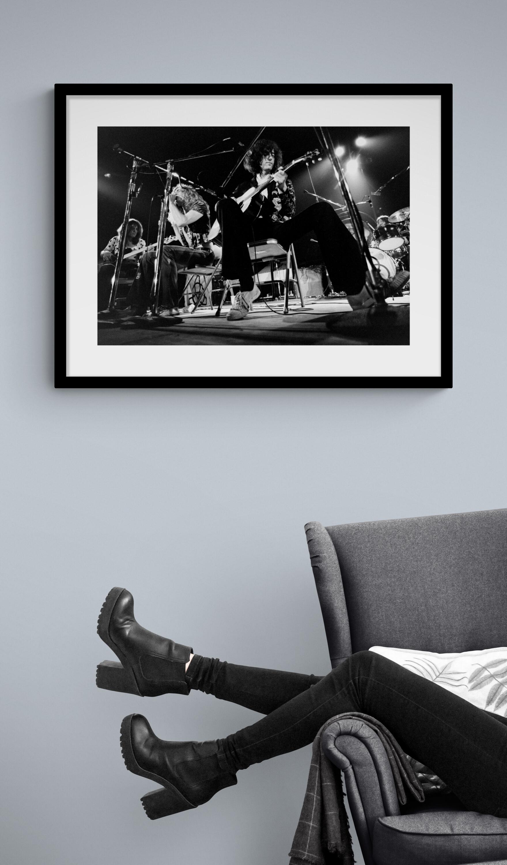 Led Zeppelin Photo #B4 - Photo inédite de Zeppelin en concert - Photograph de Jeffrey Mayer