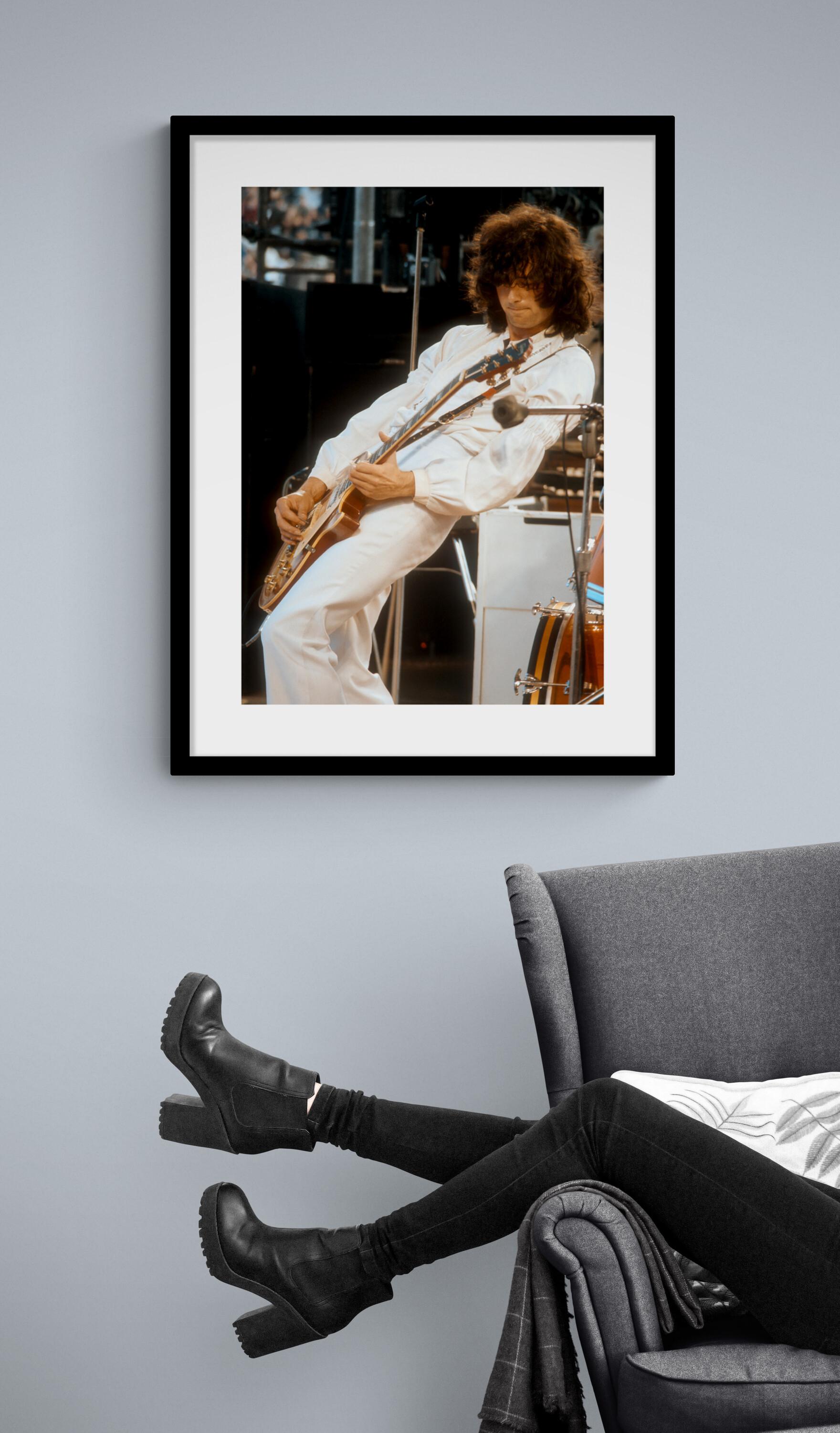 Led Zeppelin Photo #C7 Jimmy Page - Photo inédite de Jimmy à San Francisco - Photograph de Jeffrey Mayer