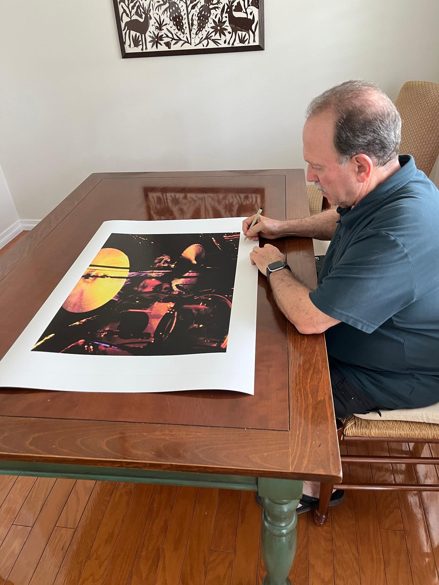 Foto dei Led Zeppelin #G2 - Foto mai vista di John Bonham alla batteria - Photograph di Jeffrey Mayer
