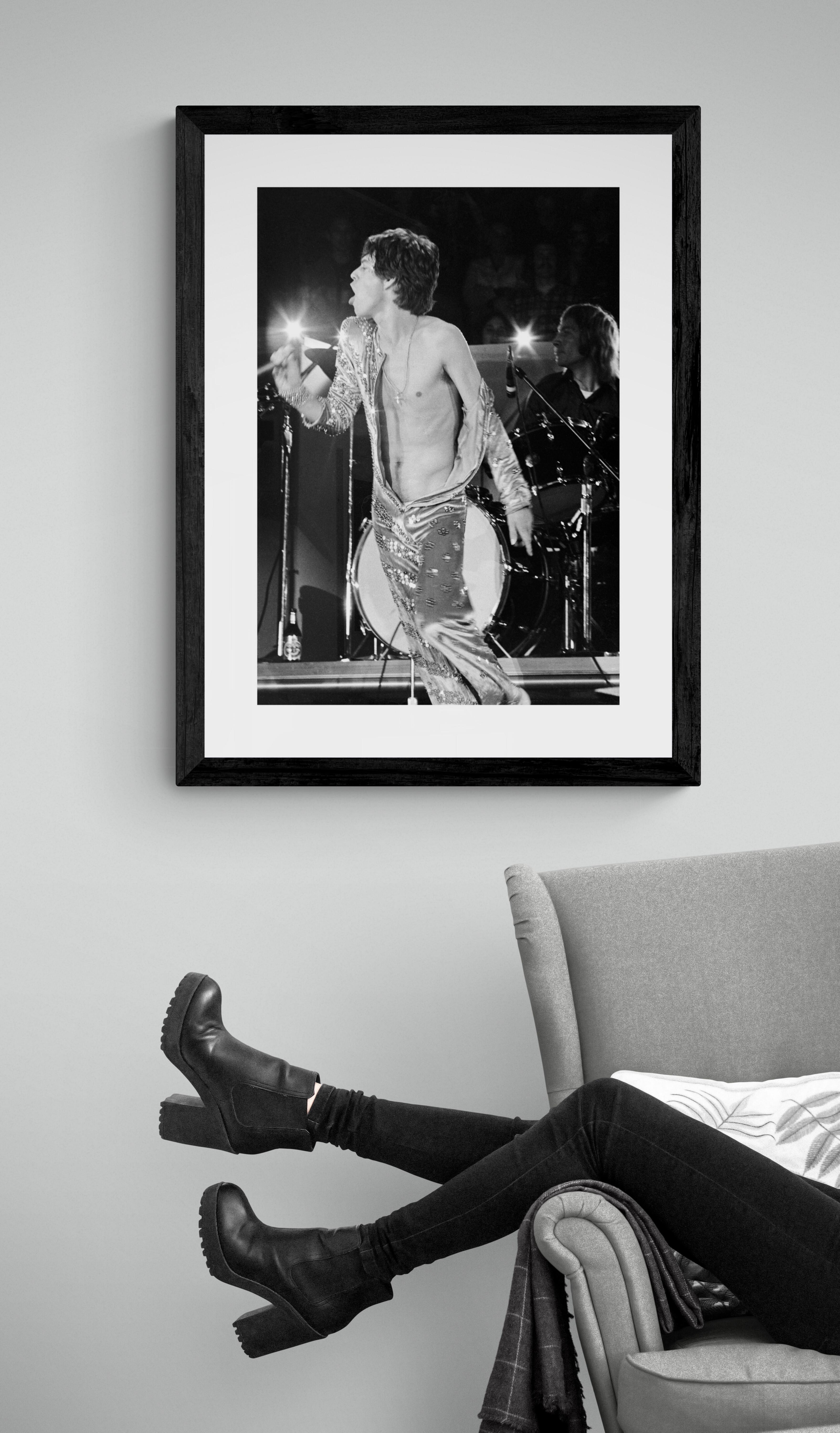 Mick Jagger, Rolling Stones, Rockfotografie-Druck von Jeffrey Mayer im Angebot 1