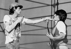 Mick Jagger, Ron Wood, Rolling Stones Rock-Fotografiedruck von Jeffrey Mayer
