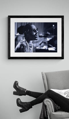 Stevie Wonder, Classic Rock Photography Print by Jeffrey Mayer