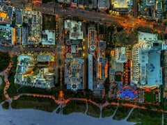 Collins Avenue, Miami, Jeffrey Milstein, Archival Inkjet Print Framed in White