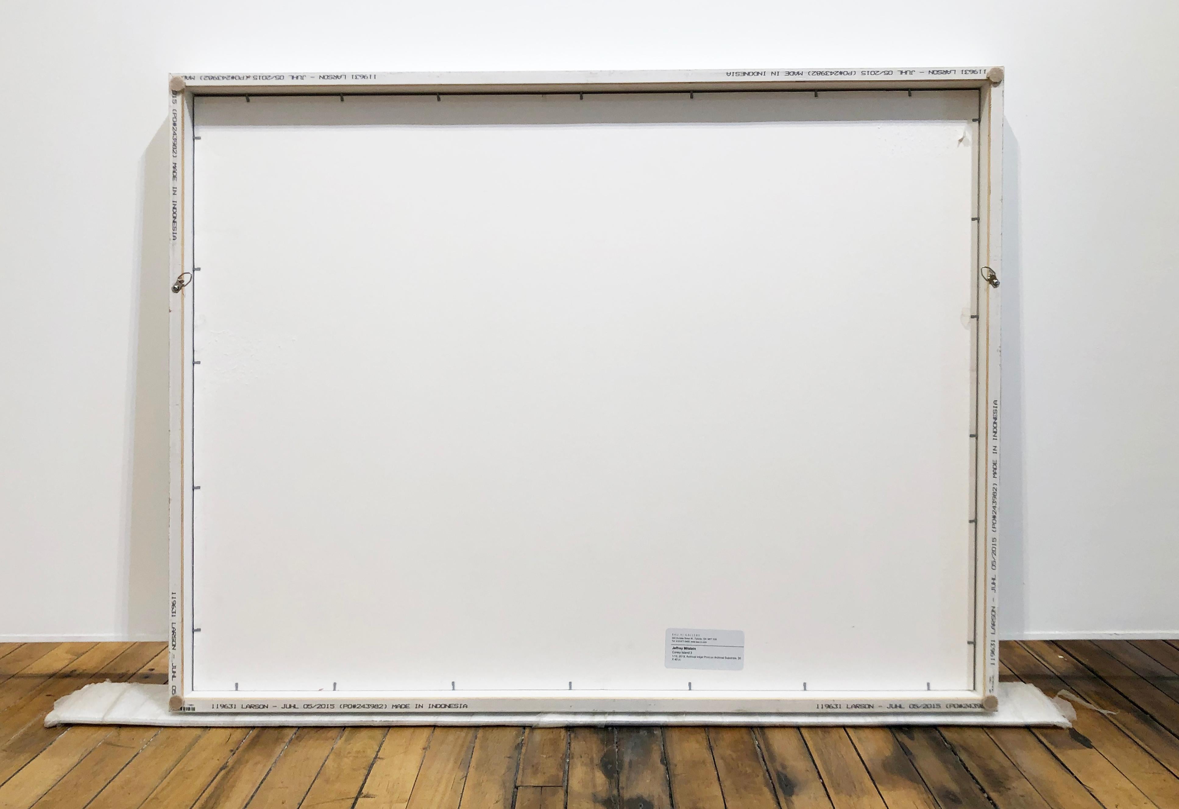 Container Port 38, Jeffrey Milstein, Archival Inkjet Print Framed in White For Sale 3