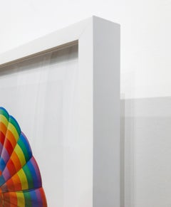 Hot Air Balloon 03, Jeffrey Milstein, Archival Inkjet Print Framed in White