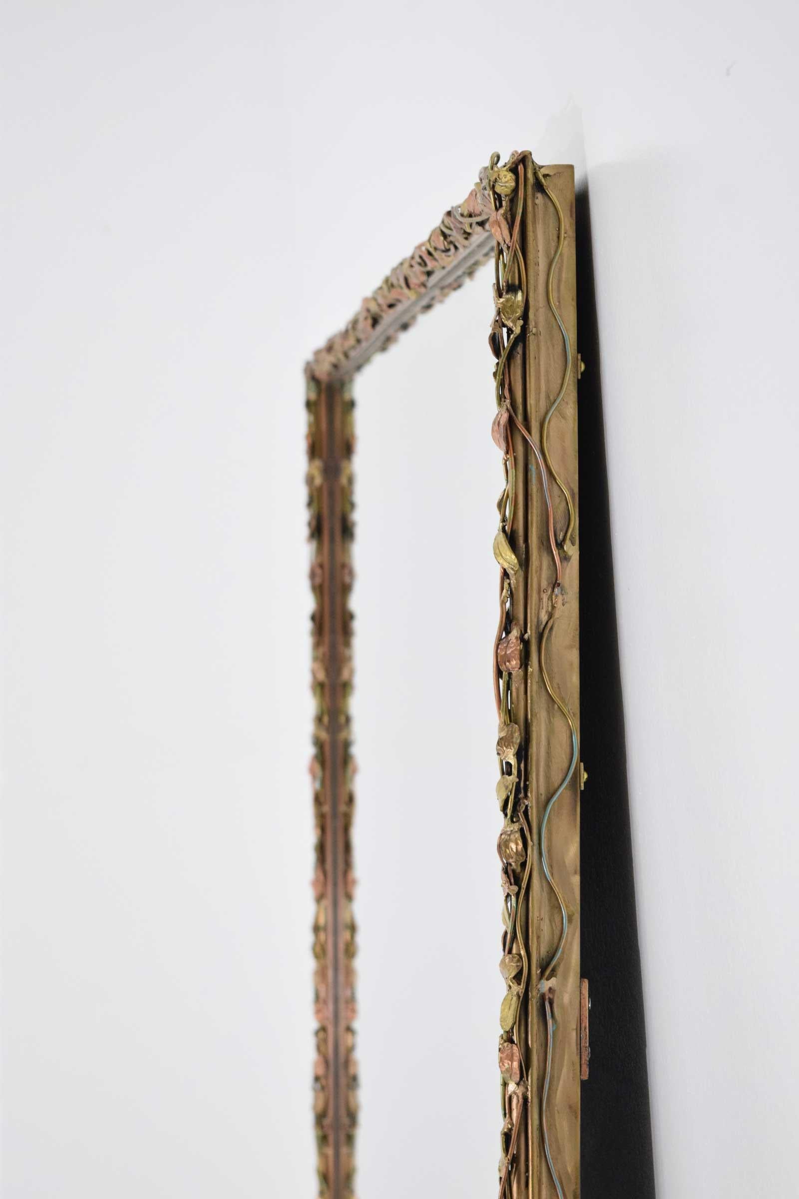 Jeffrey Sass Custom Bronze Framed Mirror 1