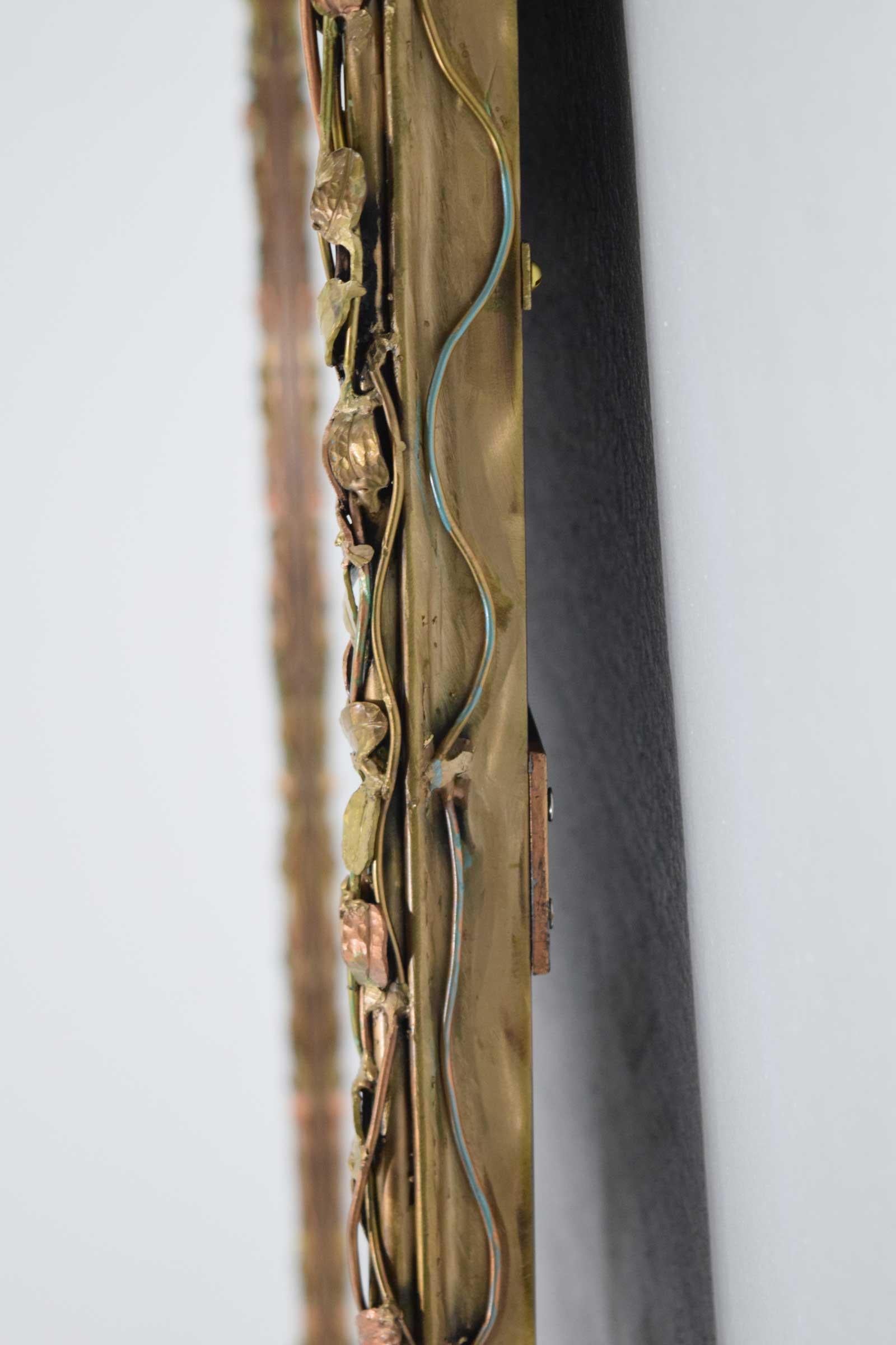 Jeffrey Sass Custom Bronze Framed Mirror 2