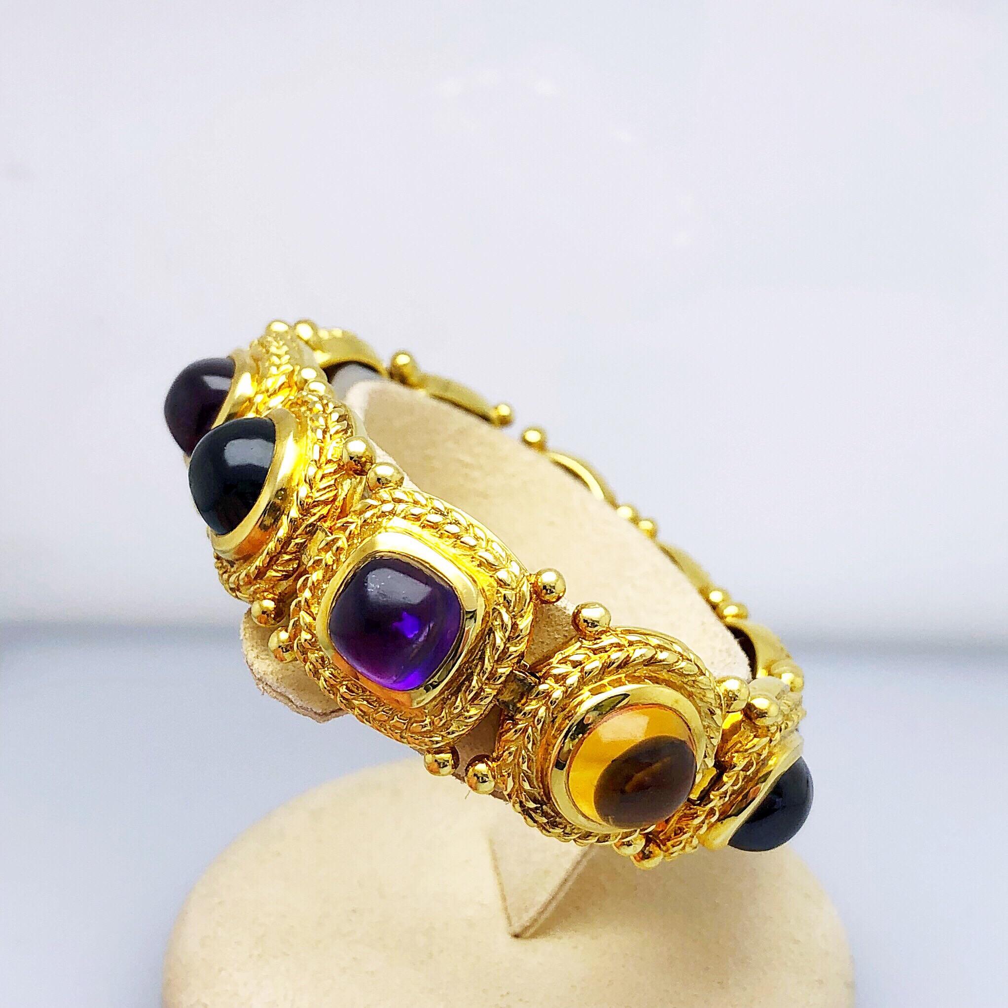 semi precious gemstone bracelets