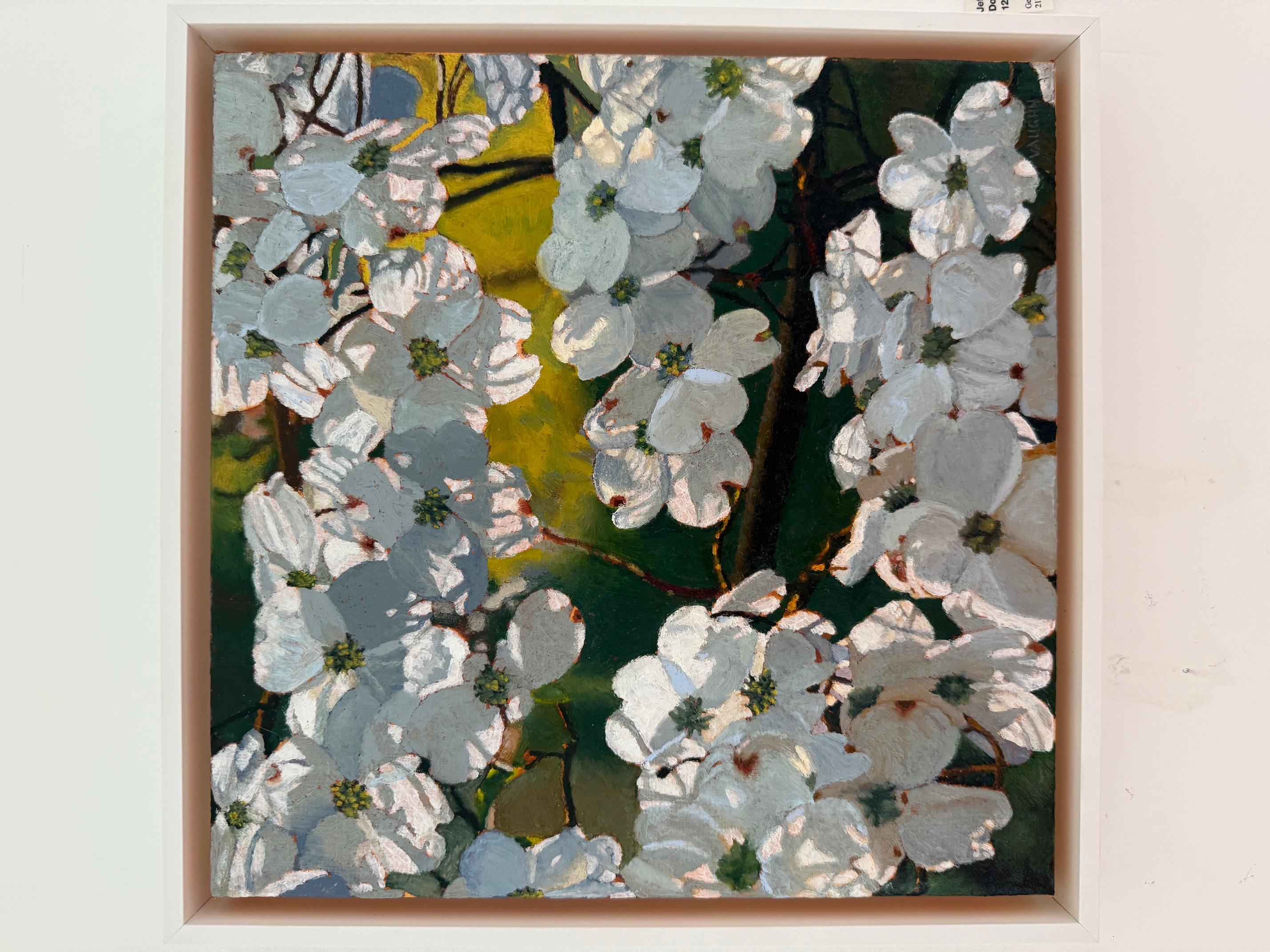 Dogwood retroilluminato - Landscape Painting Marrone di Jeffrey Vaughn