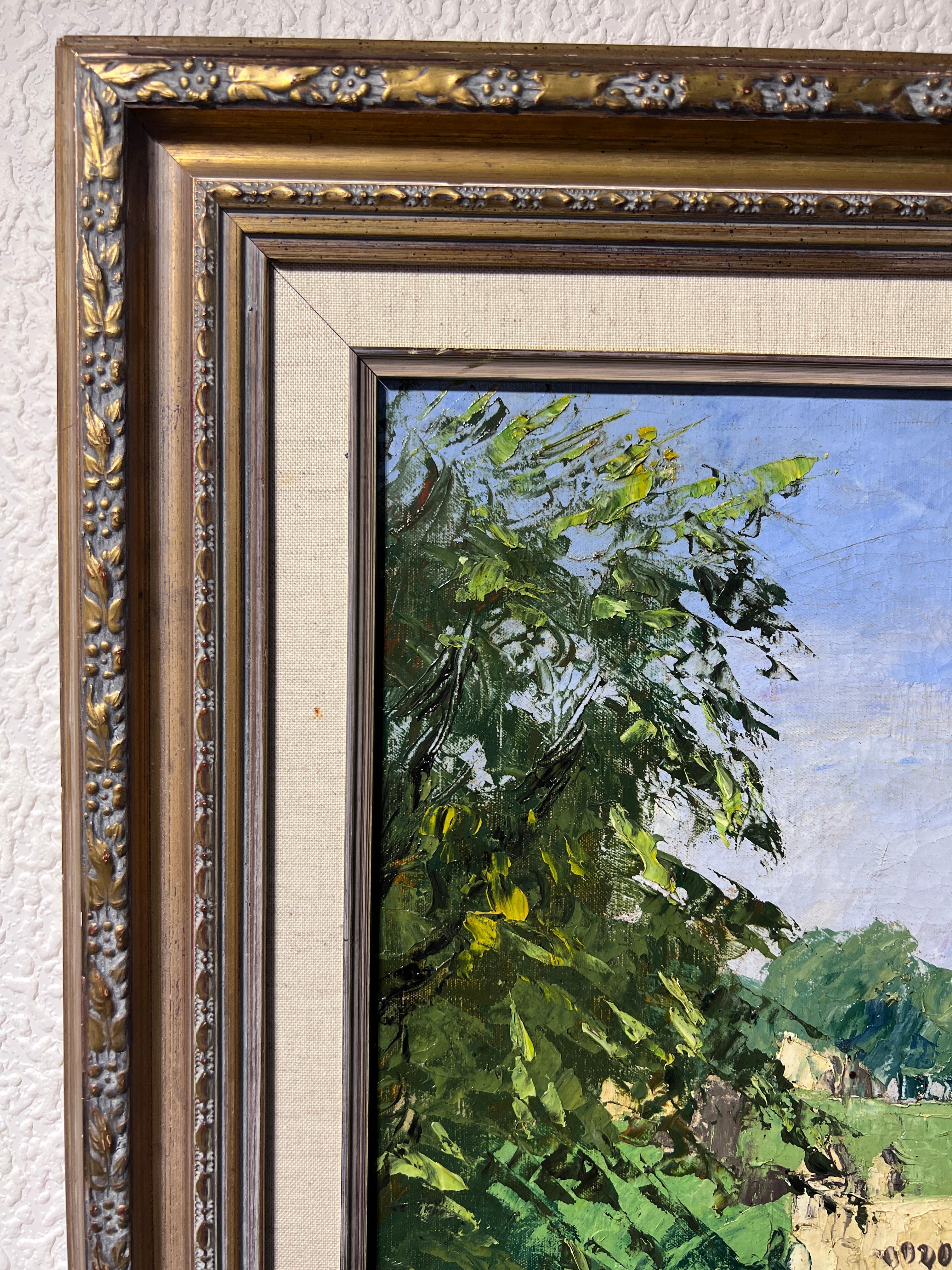 Listed French Artist Jehan BERJONNEAU (1890-1966) Oil on canvas, Landscape 9