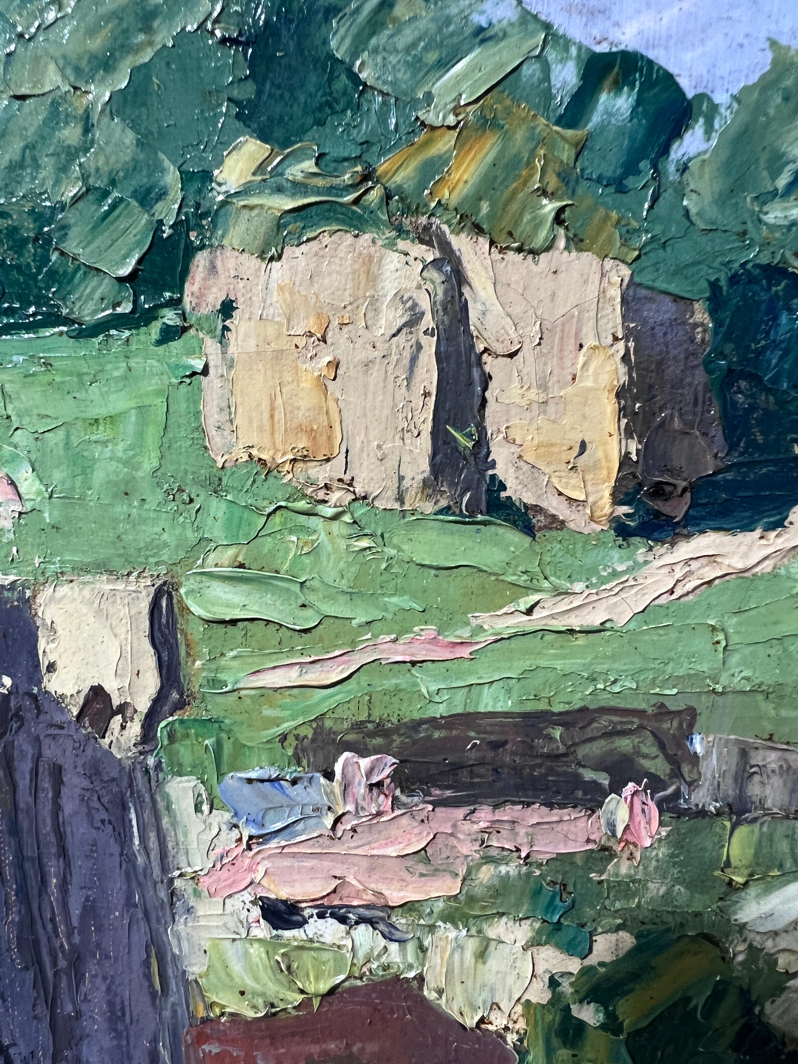 Listed French Artist Jehan BERJONNEAU (1890-1966) Oil on canvas, Landscape 10