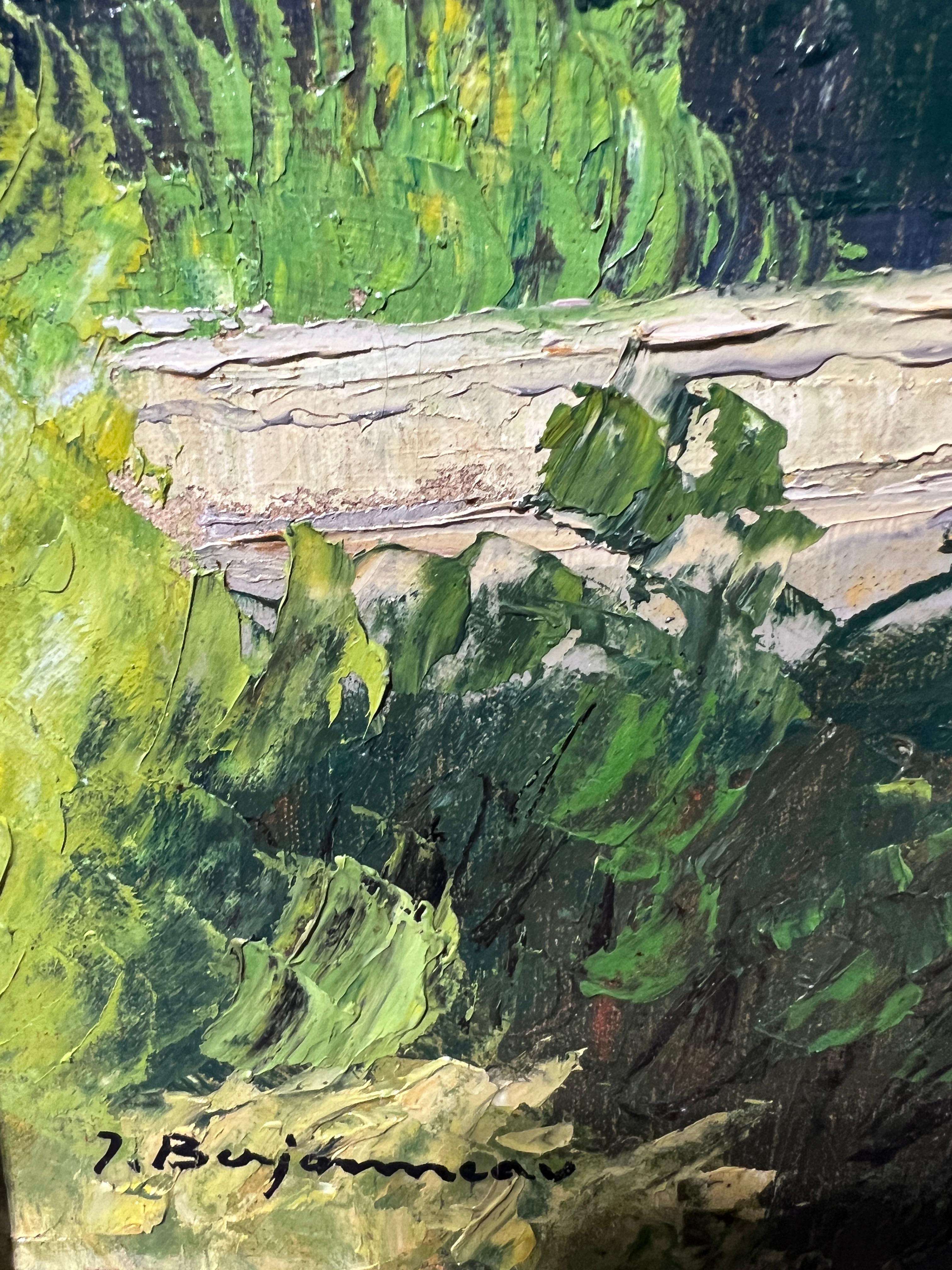Listed French Artist Jehan BERJONNEAU (1890-1966) Oil on canvas, Landscape 12