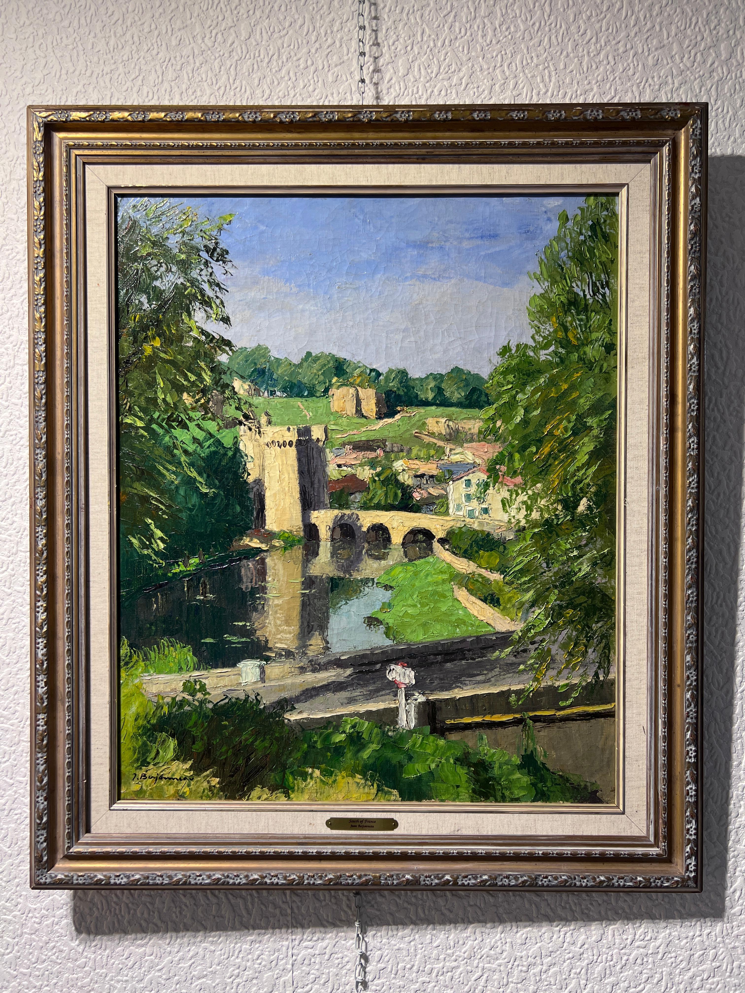 Listed French Artist Jehan BERJONNEAU (1890-1966) Oil on canvas, Landscape 4