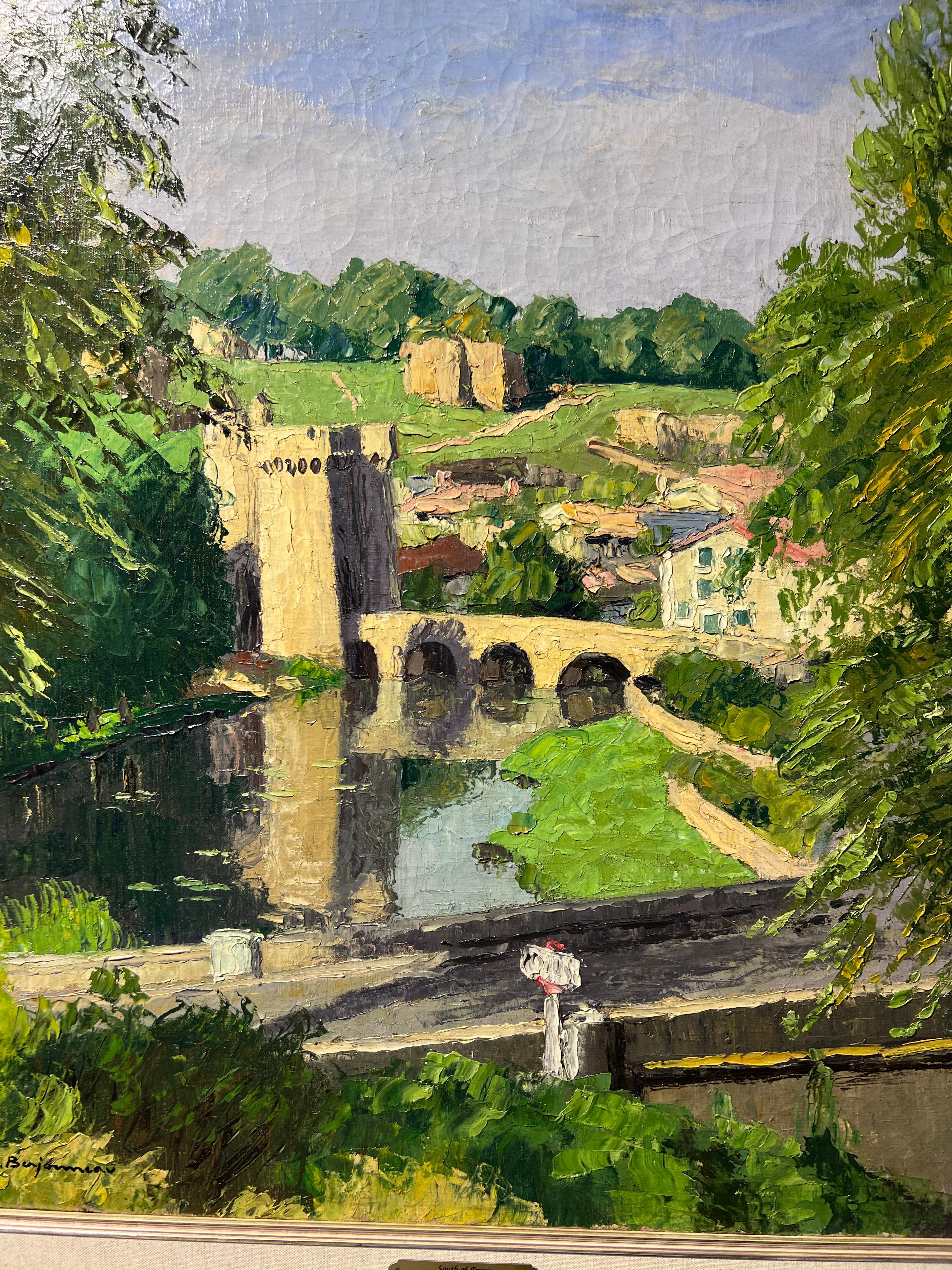 Listed French Artist Jehan BERJONNEAU (1890-1966) Oil on canvas, Landscape 5