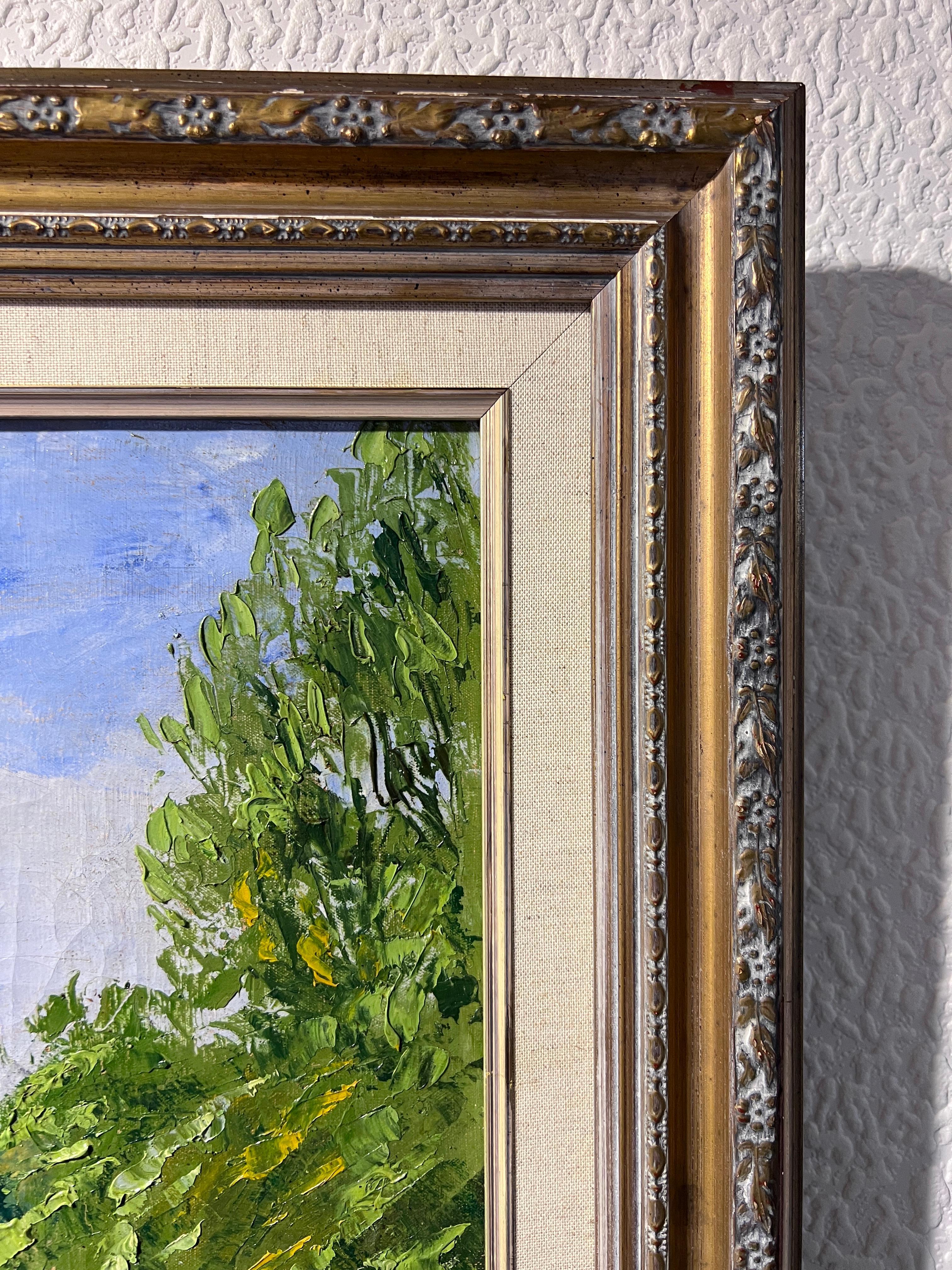 Listed French Artist Jehan BERJONNEAU (1890-1966) Oil on canvas, Landscape 8