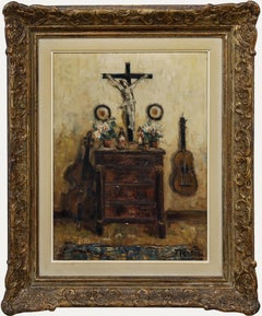 Jehan Frison (1882-1961) - Framed Early 20th Century Oil, Le Meuble Empire