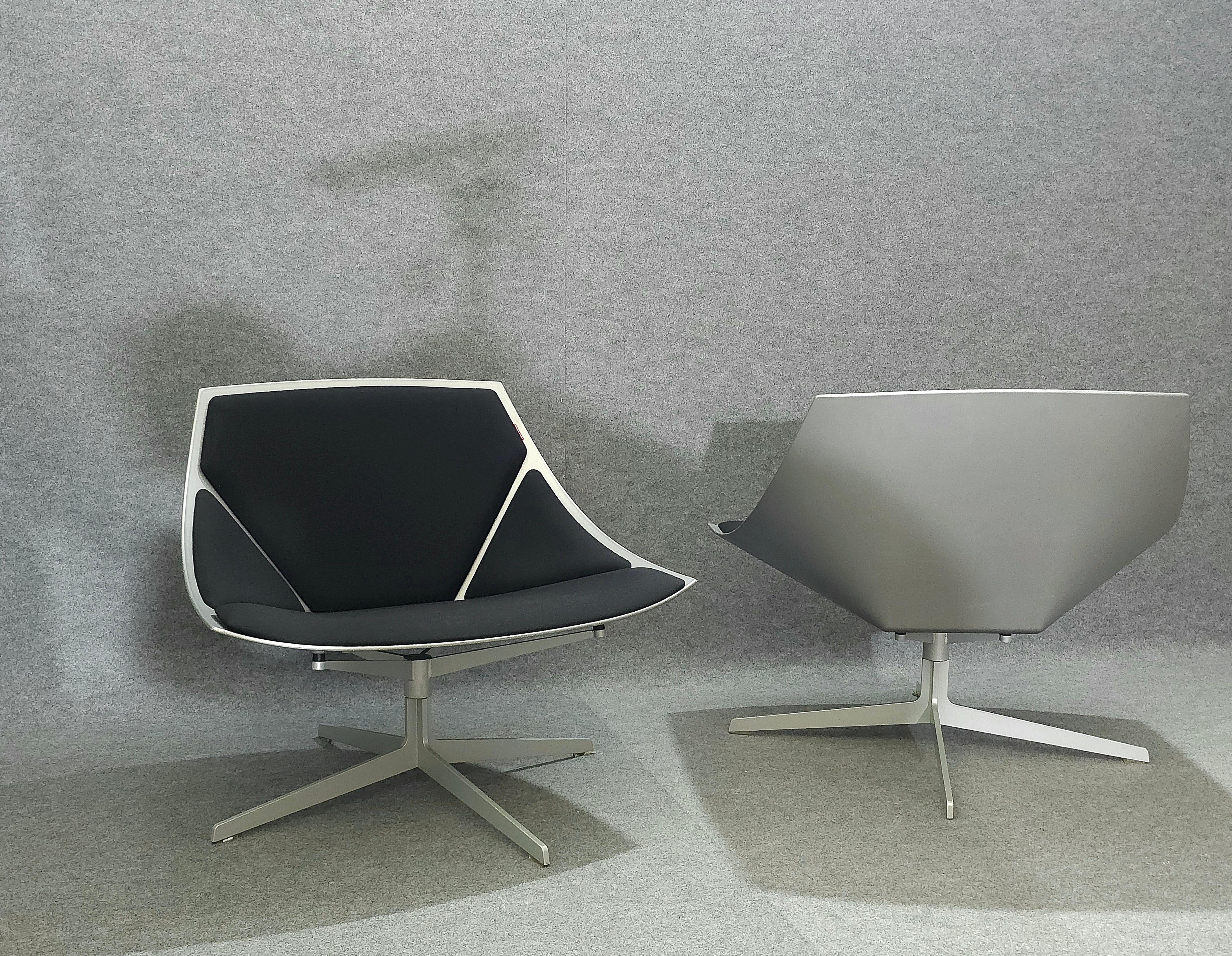 Jehs & Laub for Fritz Hansen Swivel Chair Modern Pair Denmark Design 2007 For Sale 6