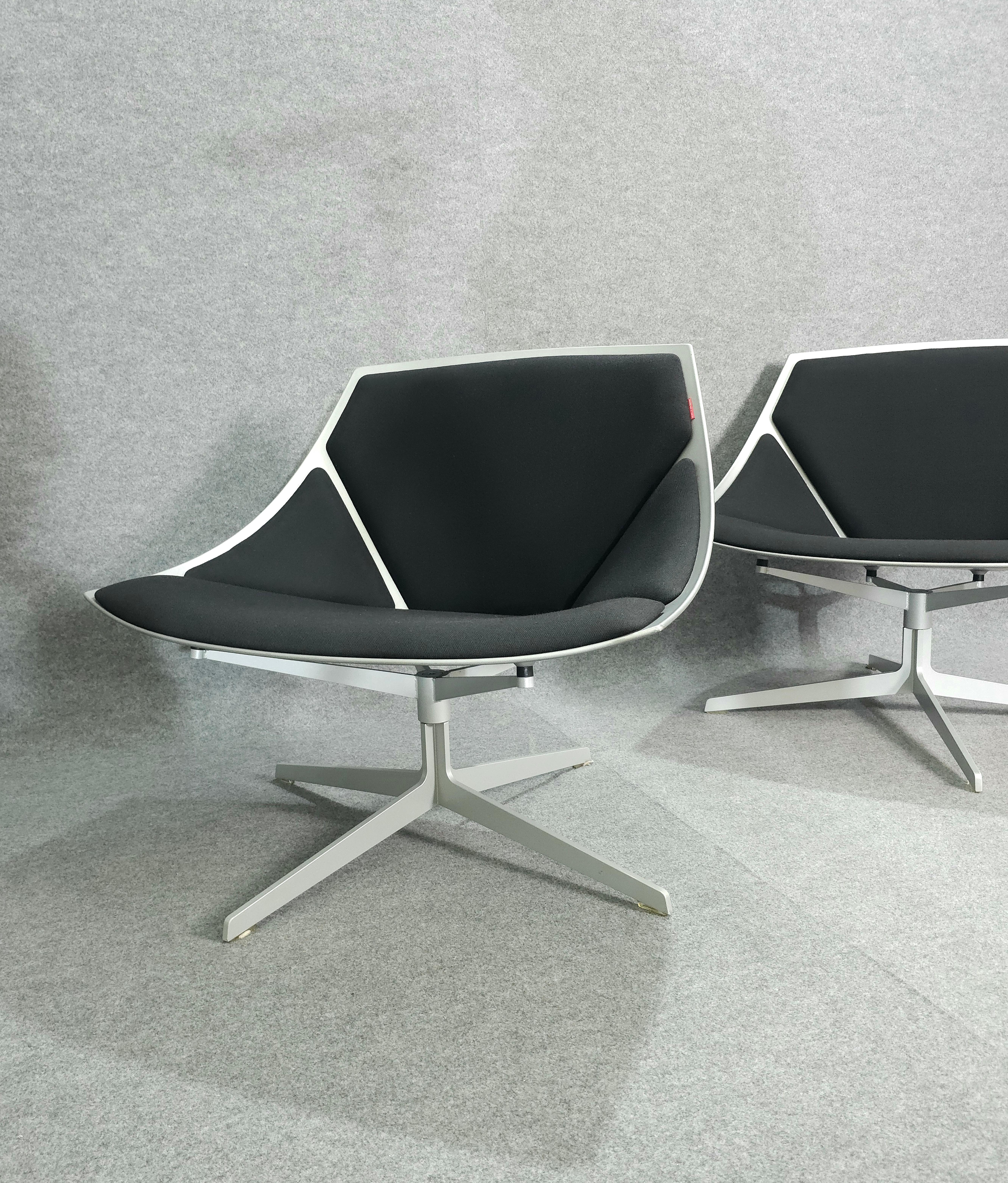 Jehs & Laub for Fritz Hansen Swivel Chair Modern Pair Denmark Design 2007 For Sale 2