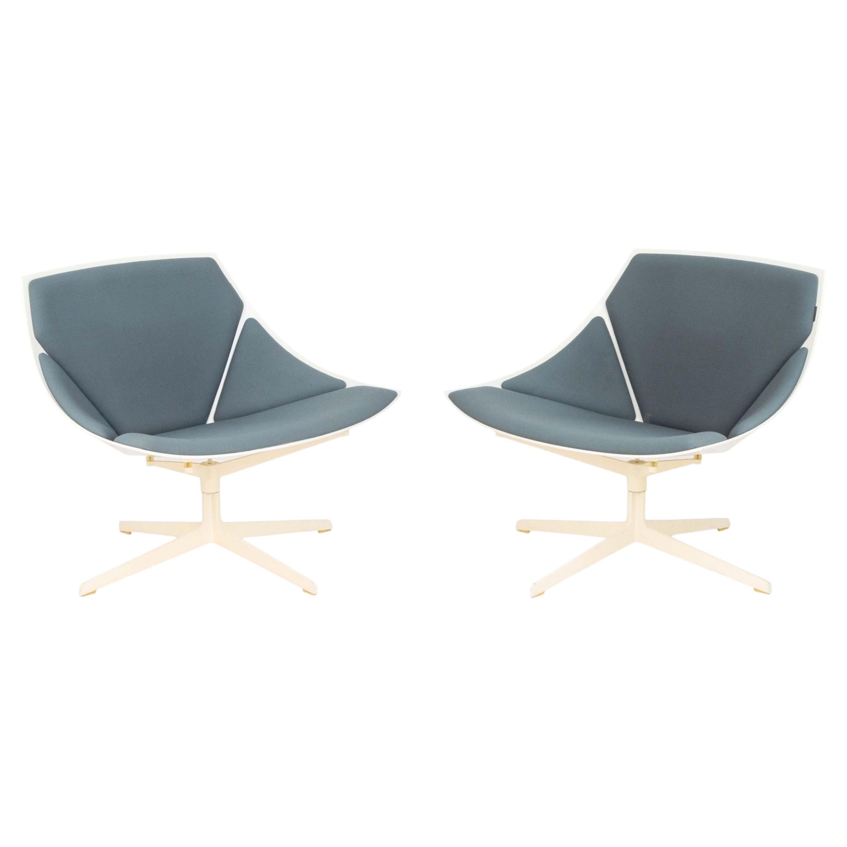 Jehs + Laub for Fritz Hansen Space Lounge Chairs, Pair